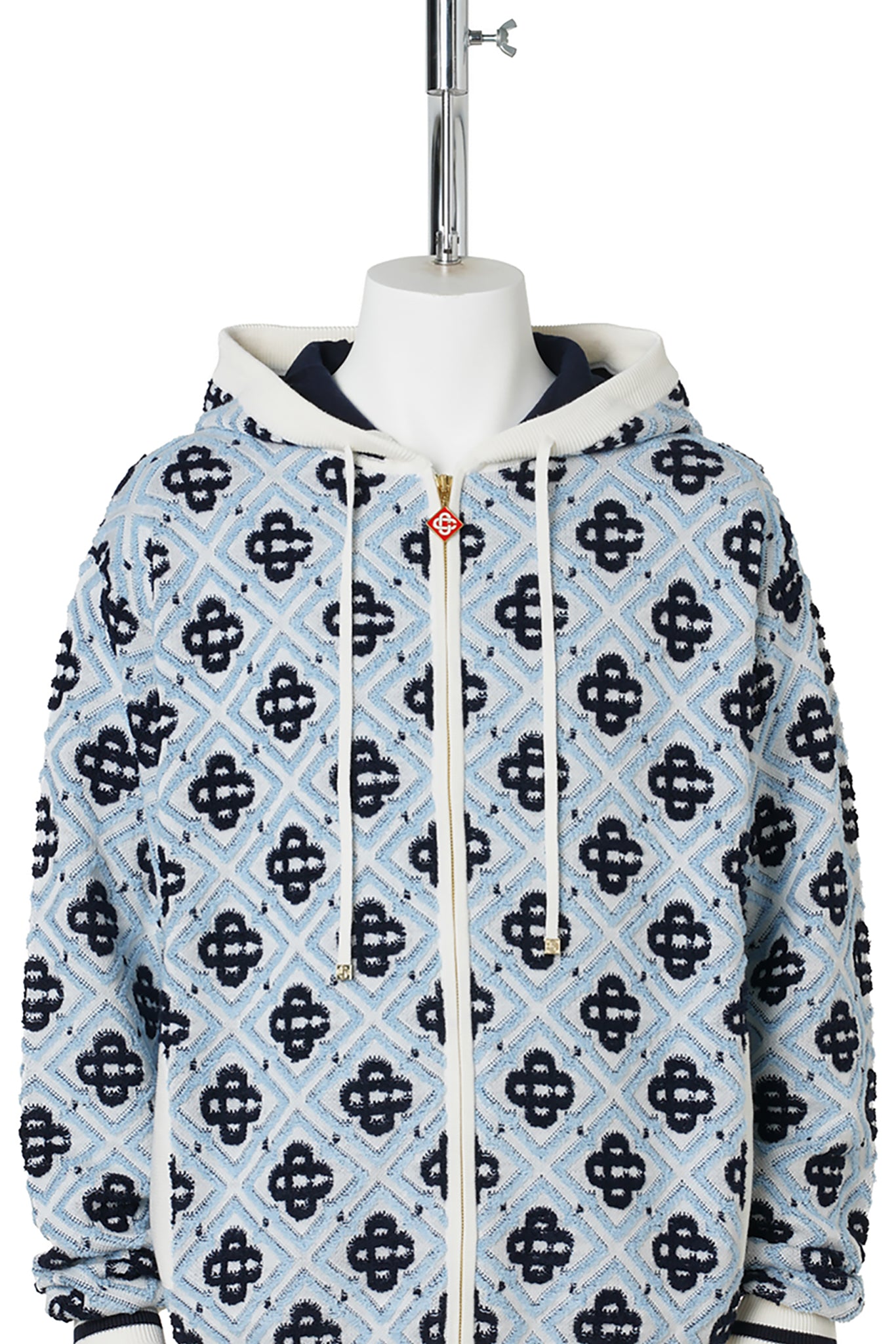 MONOGRAM ZIP UP HOODIE / CSB119:CC MONOGRAM