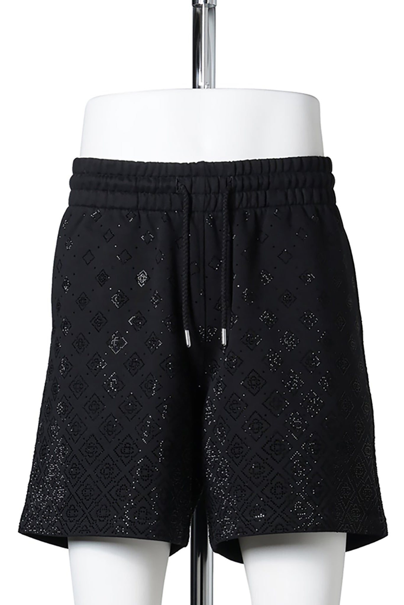 CRYSTAL MONOGRAM SWEATSHORT / CSB065:CRYSTAL MONOGRAM