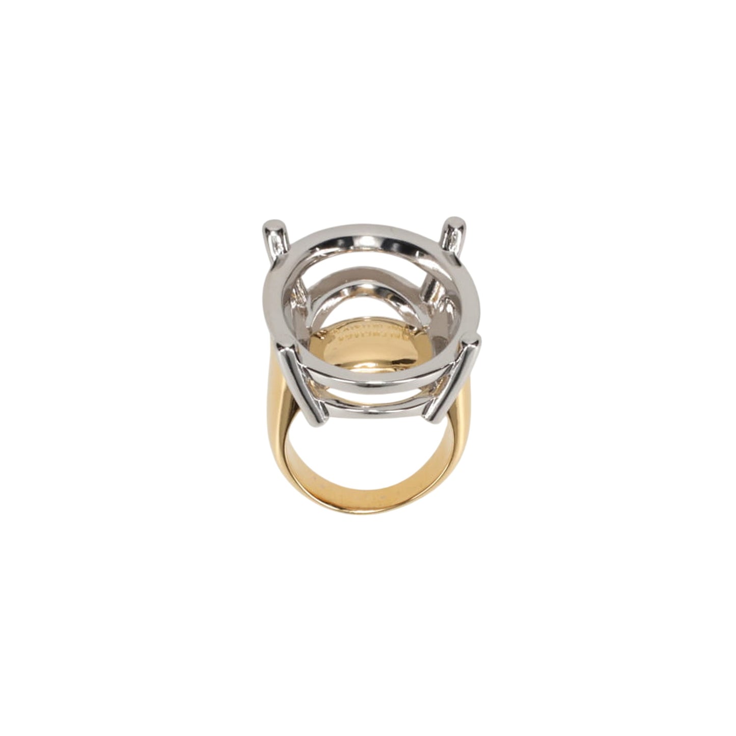 FRAME OVAL RING / 8353:SH SILVER/SH GOLD