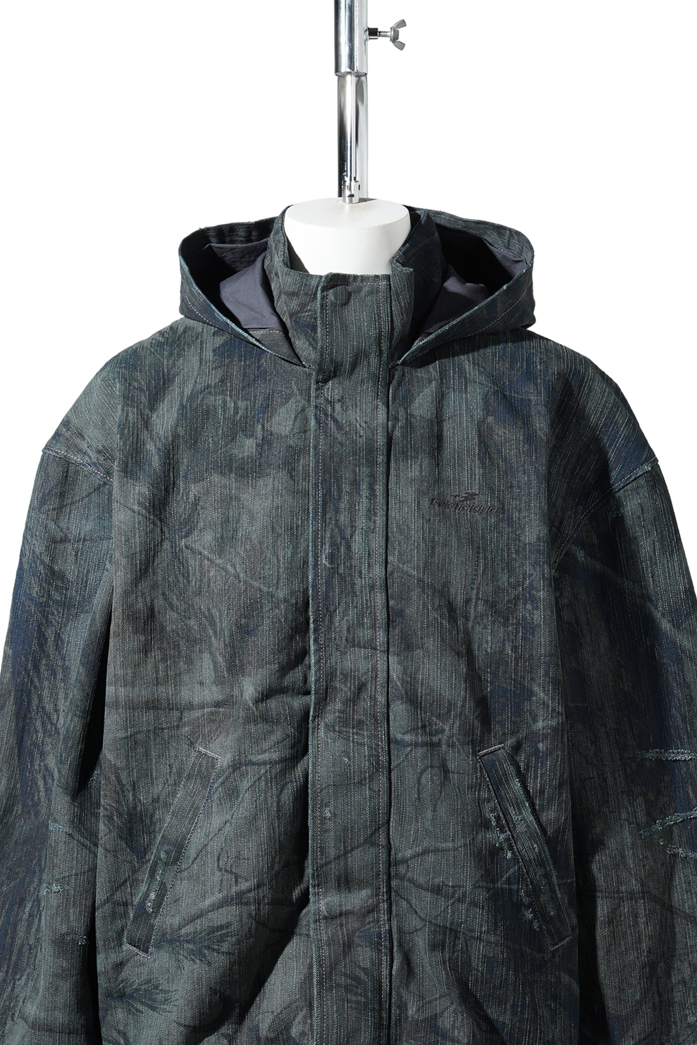 HOODED WORKWEAR JACKET / 2135:BROWN
