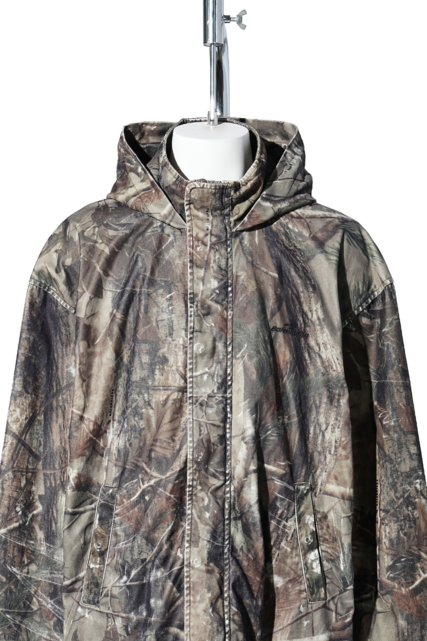 HOODED WORKWEAR JACKET / 2135:BROWN