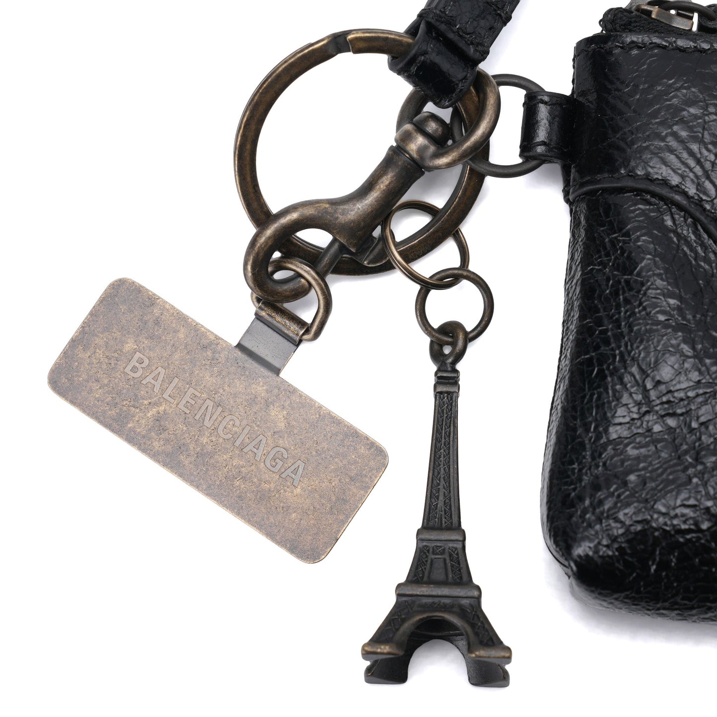 LE CITY PHONE STRAP W/POUCH / 1000:BLACK