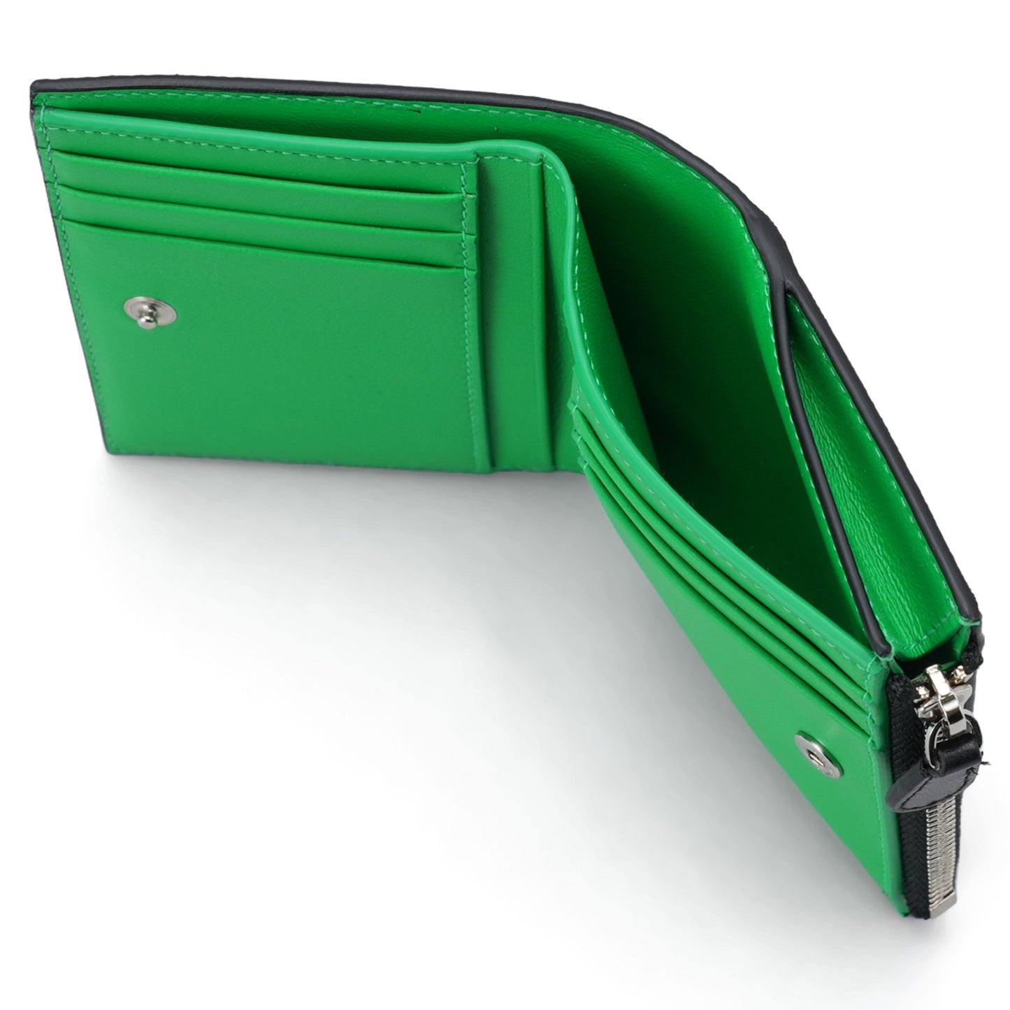 SELECT BIFOLD WALLET / 6039:BLACK/L THUND GREEN