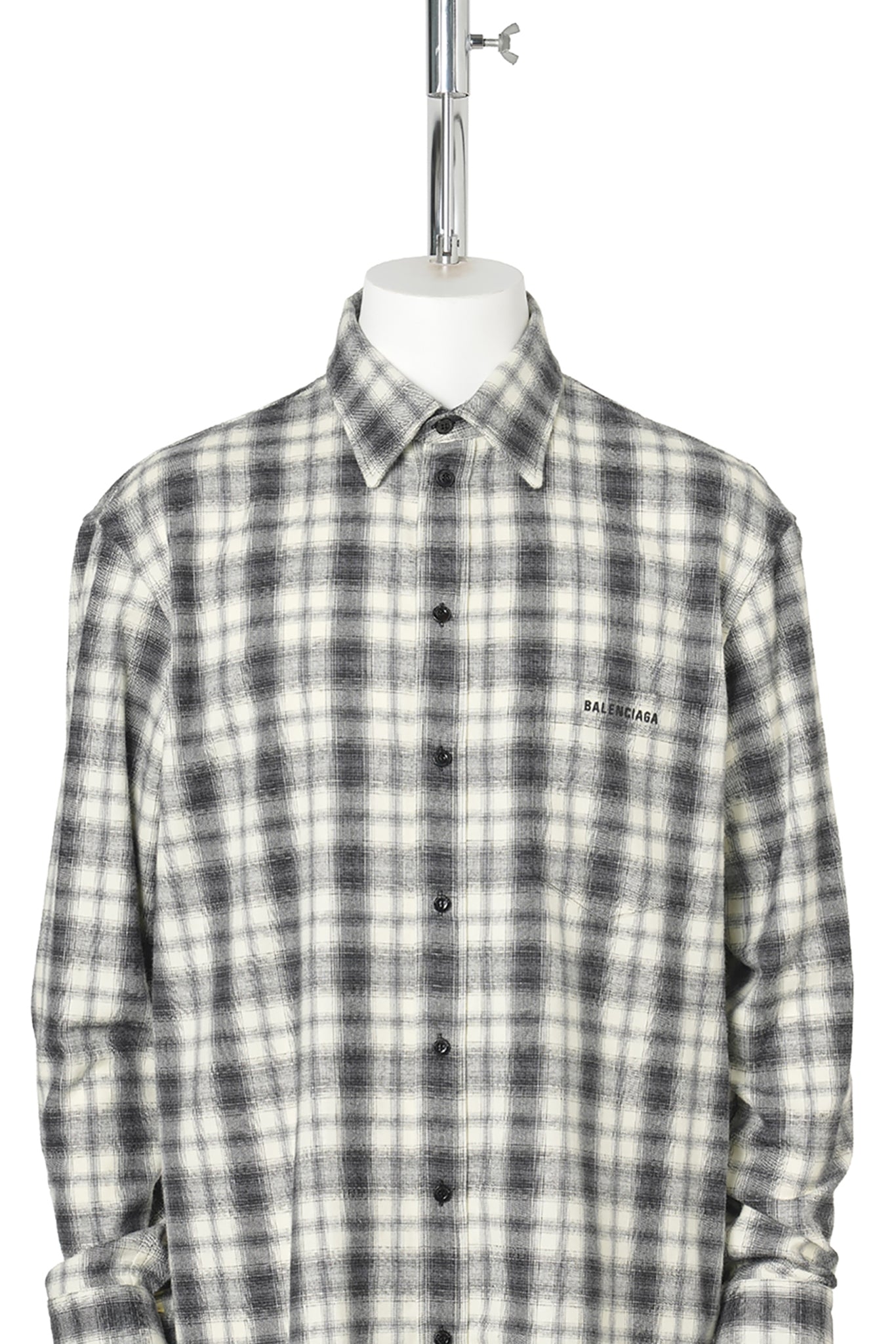 REGULAR FIT SHIRT / 9040:WHITE/BLACK