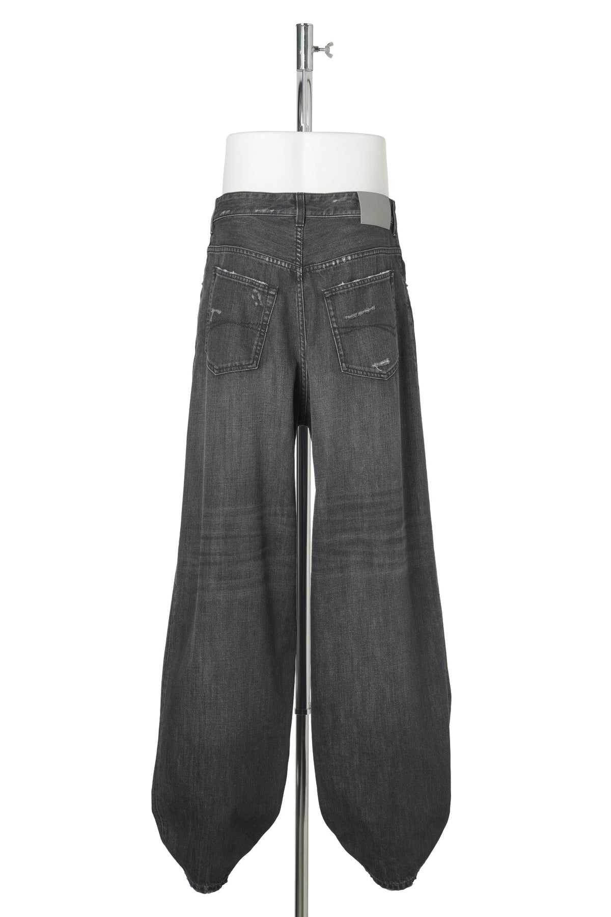 PLEATED BAGGY JEANS / 1227:DARK ICED GREY
