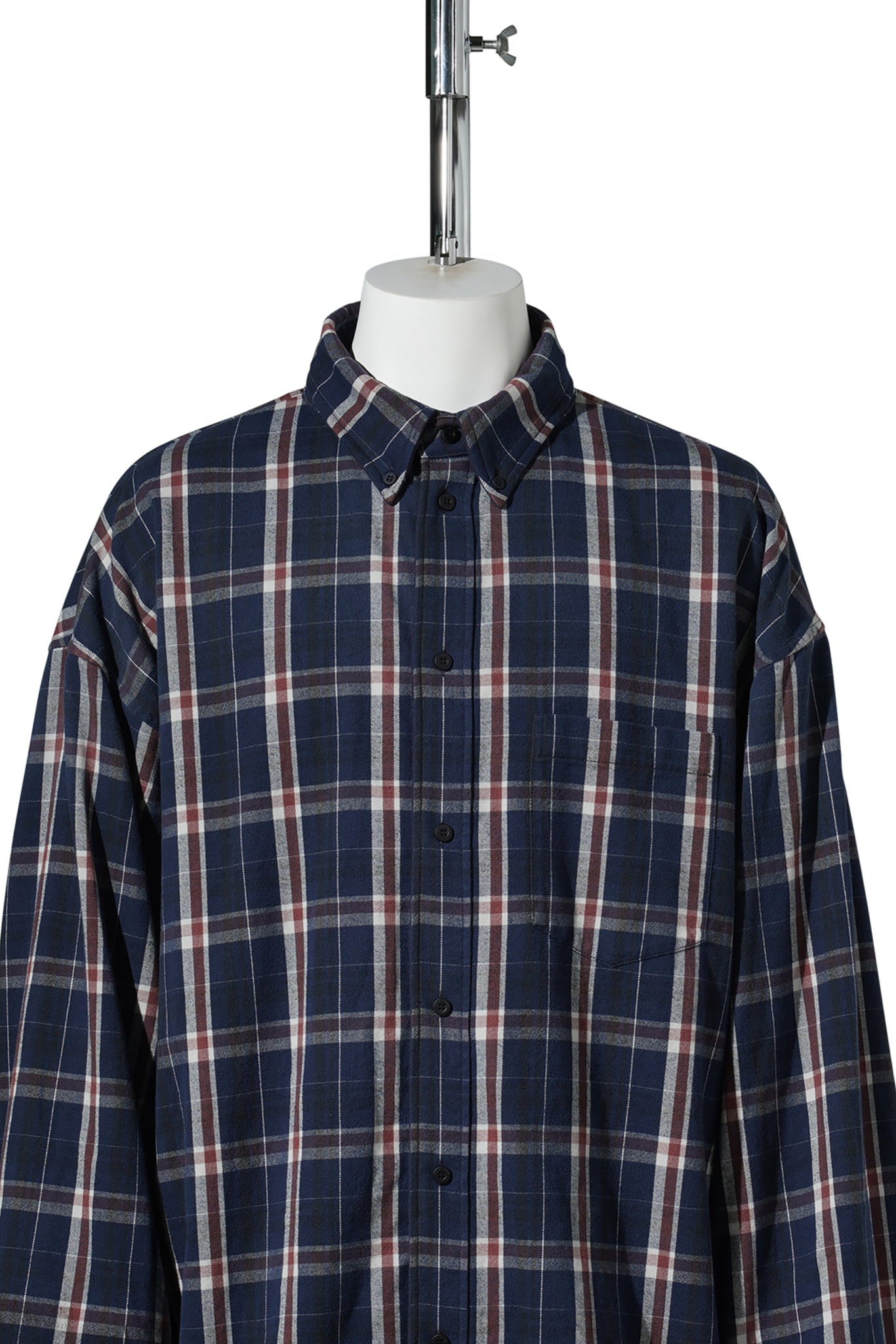 REVERSIBLE SHIRT / 8578:NAVY/BROWN
