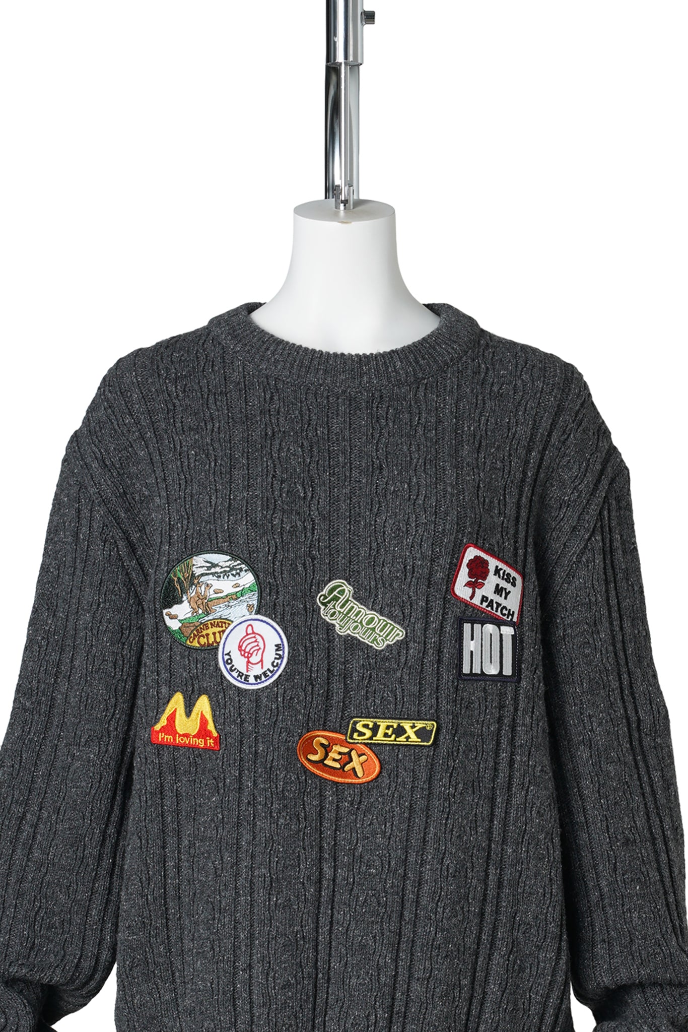 PATCHWORK LOVE AFFAIR / GREY