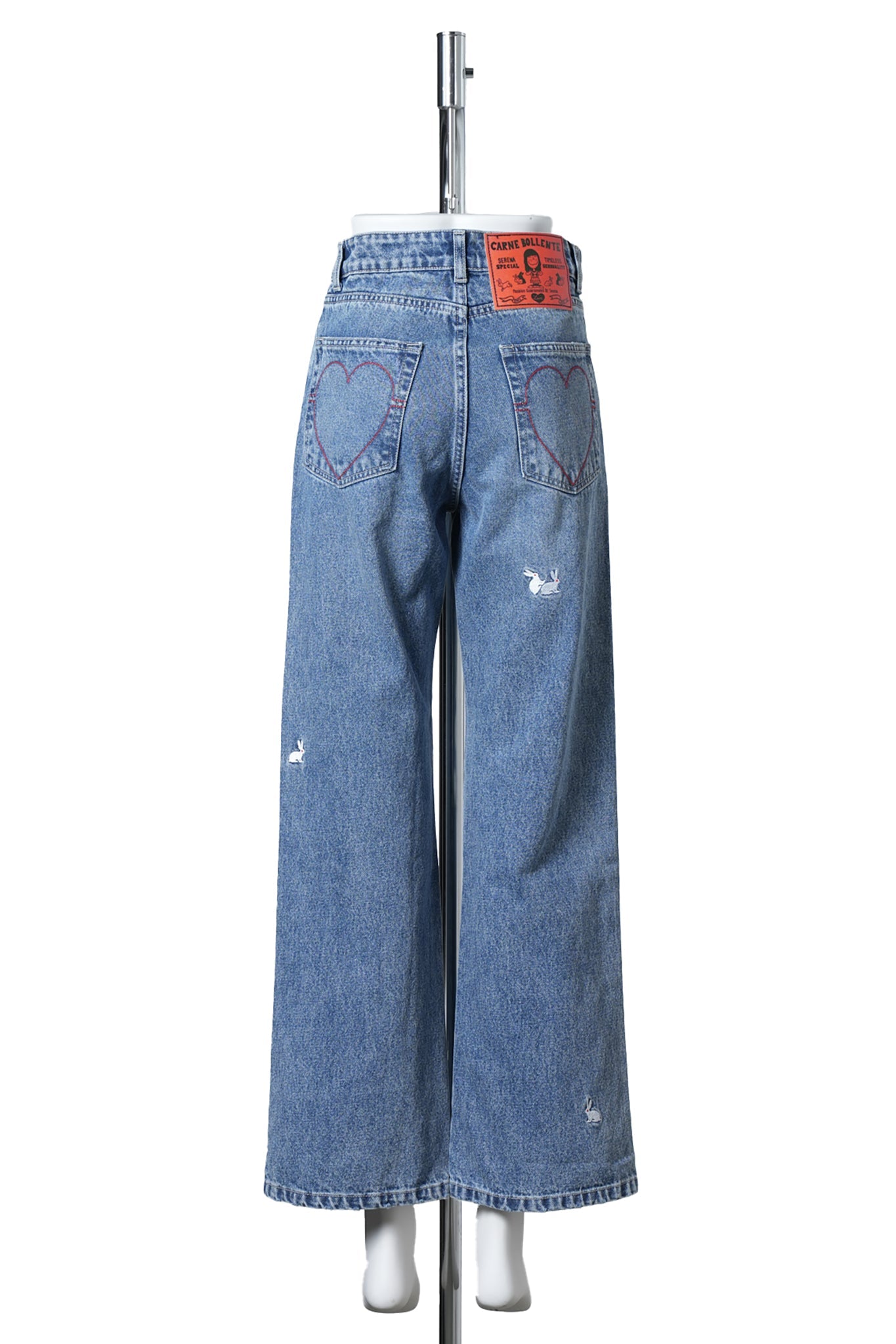 BELL-BOTTOM BUNNY / OFF-BLUE