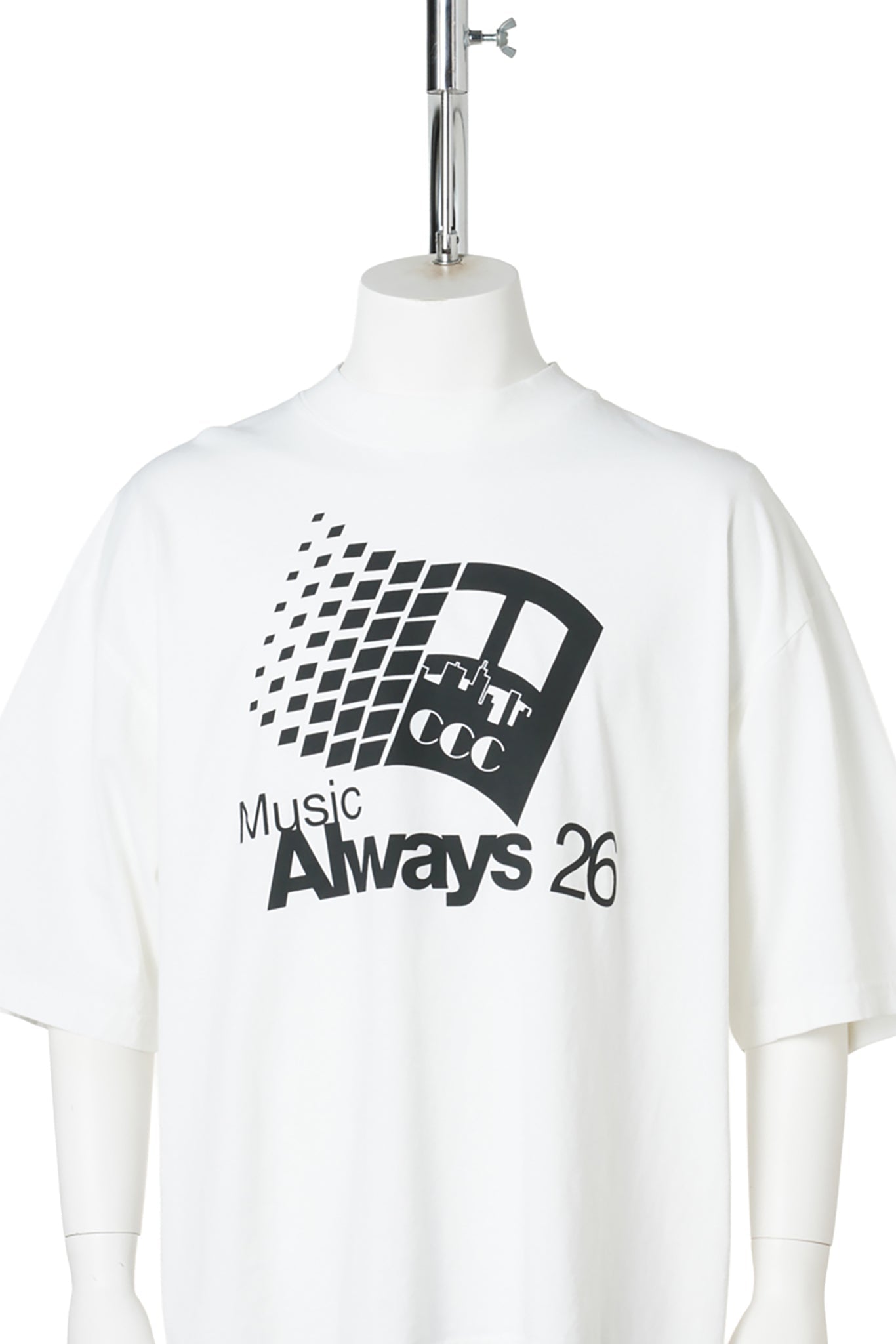 CITY COUNTRY CITY X IS-NESS MUSIC T-SHIRT MUSIC ALEAYS / WHITE