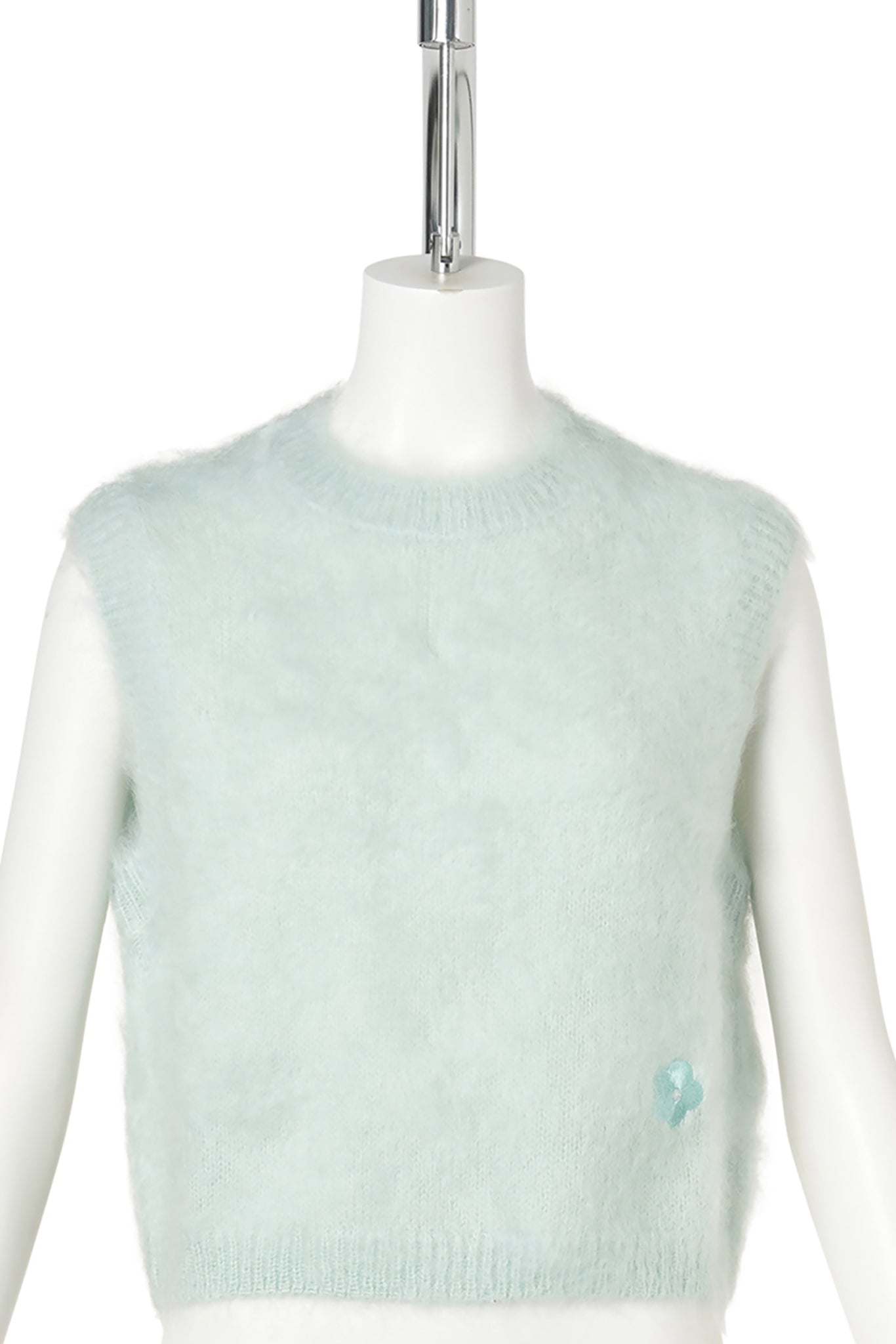 VEST WITH BACK BUTTON CLOSURE / MINT
