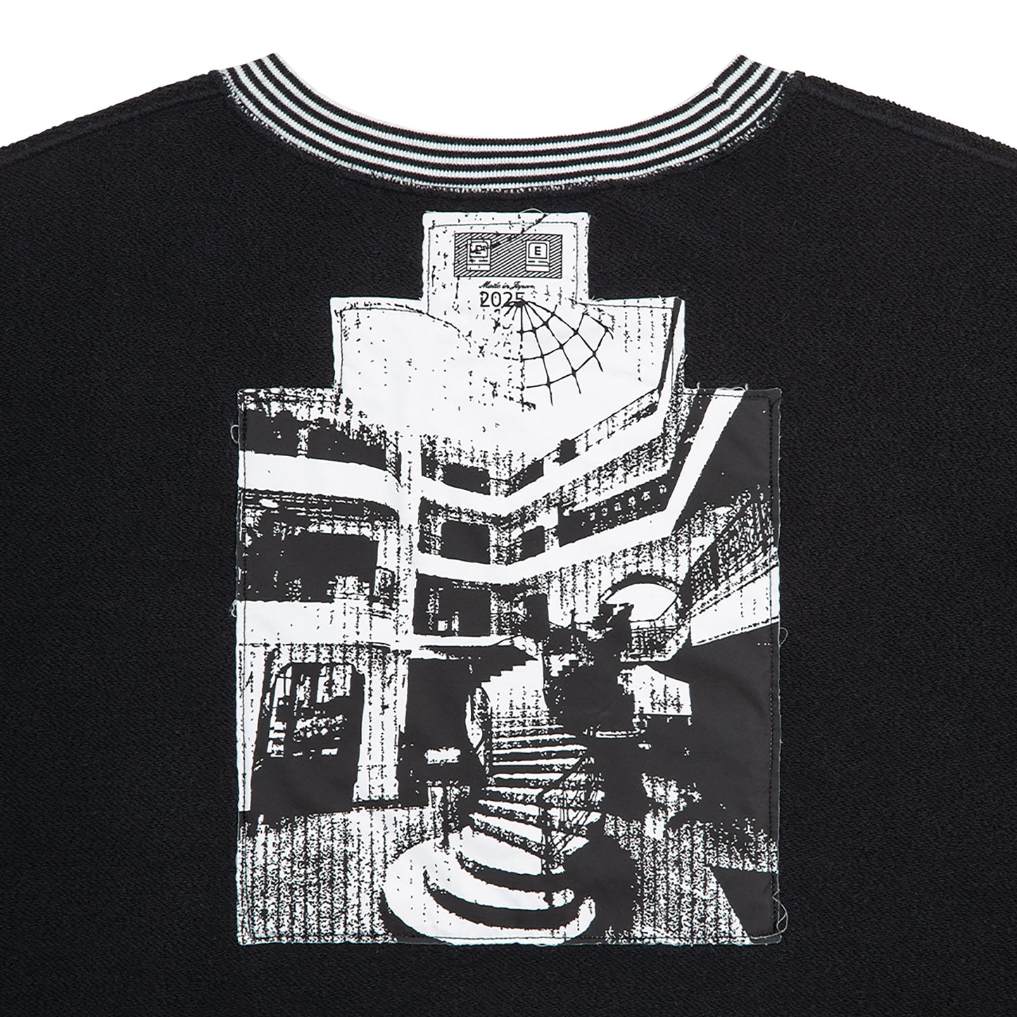 LIPS DISPLAY CREW NECK / BLACK
