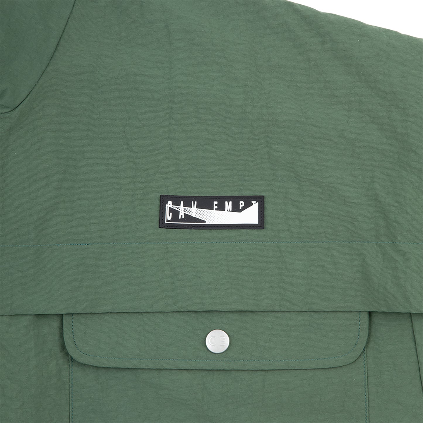 NYLON FLAP SLEEVE JACKET / GREEN