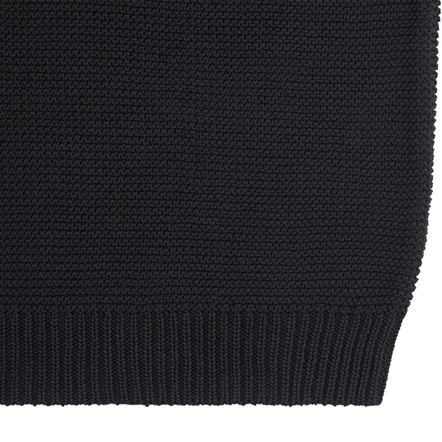 RAGLAN SLEEVE COTTON KNIT / BLACK