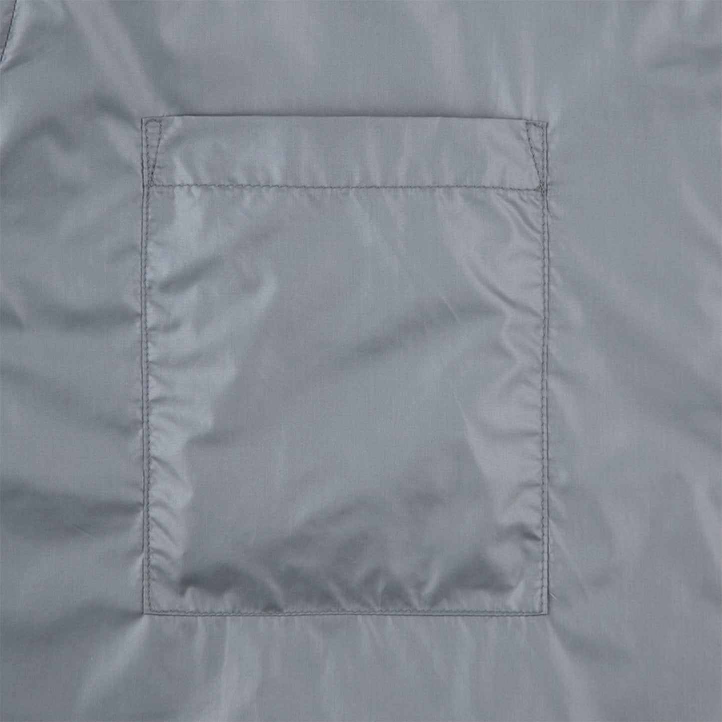 NYLON QUILT ZIP HOOD JACKET / GREEN