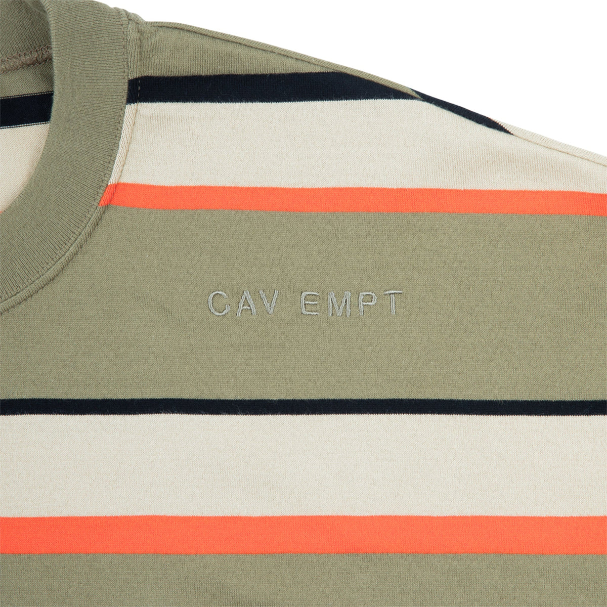 DISTINCTION STRIPE LONG SLEEVE T / GREEN