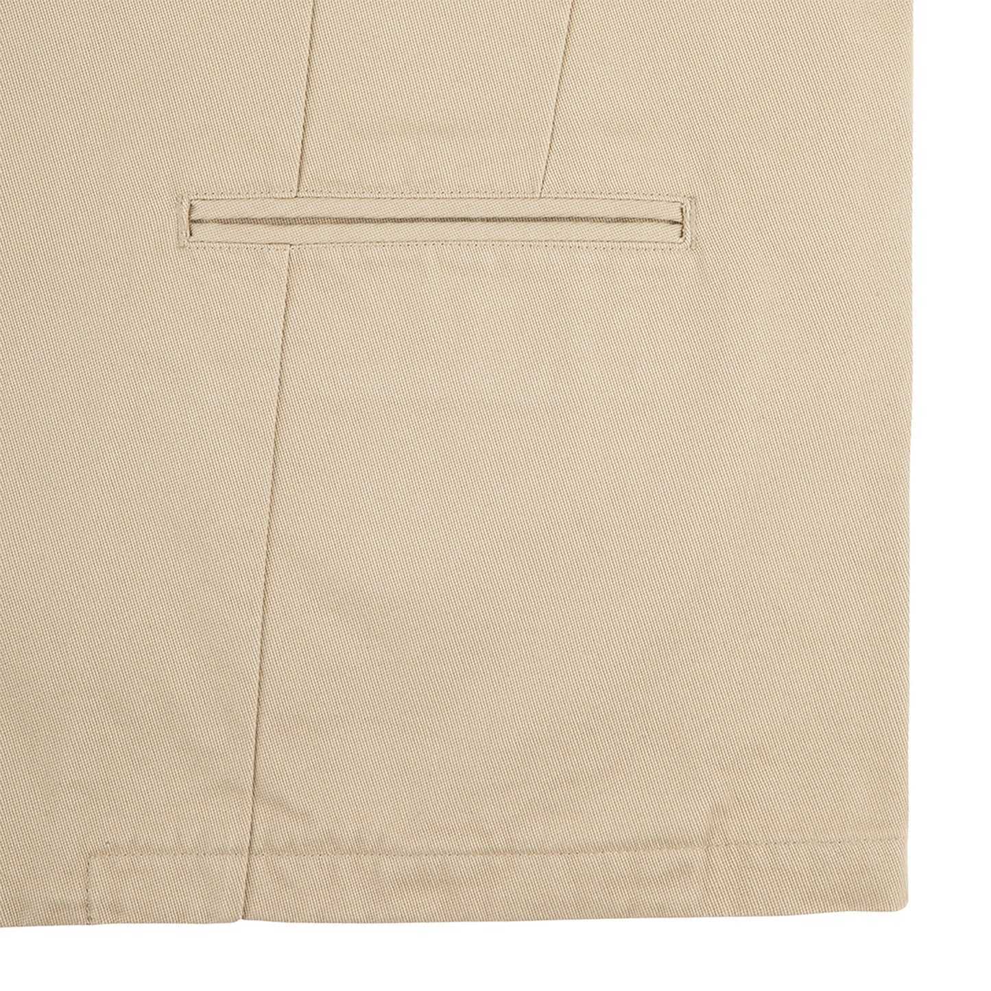 COTTON LAPEL JACKET / BEIGE