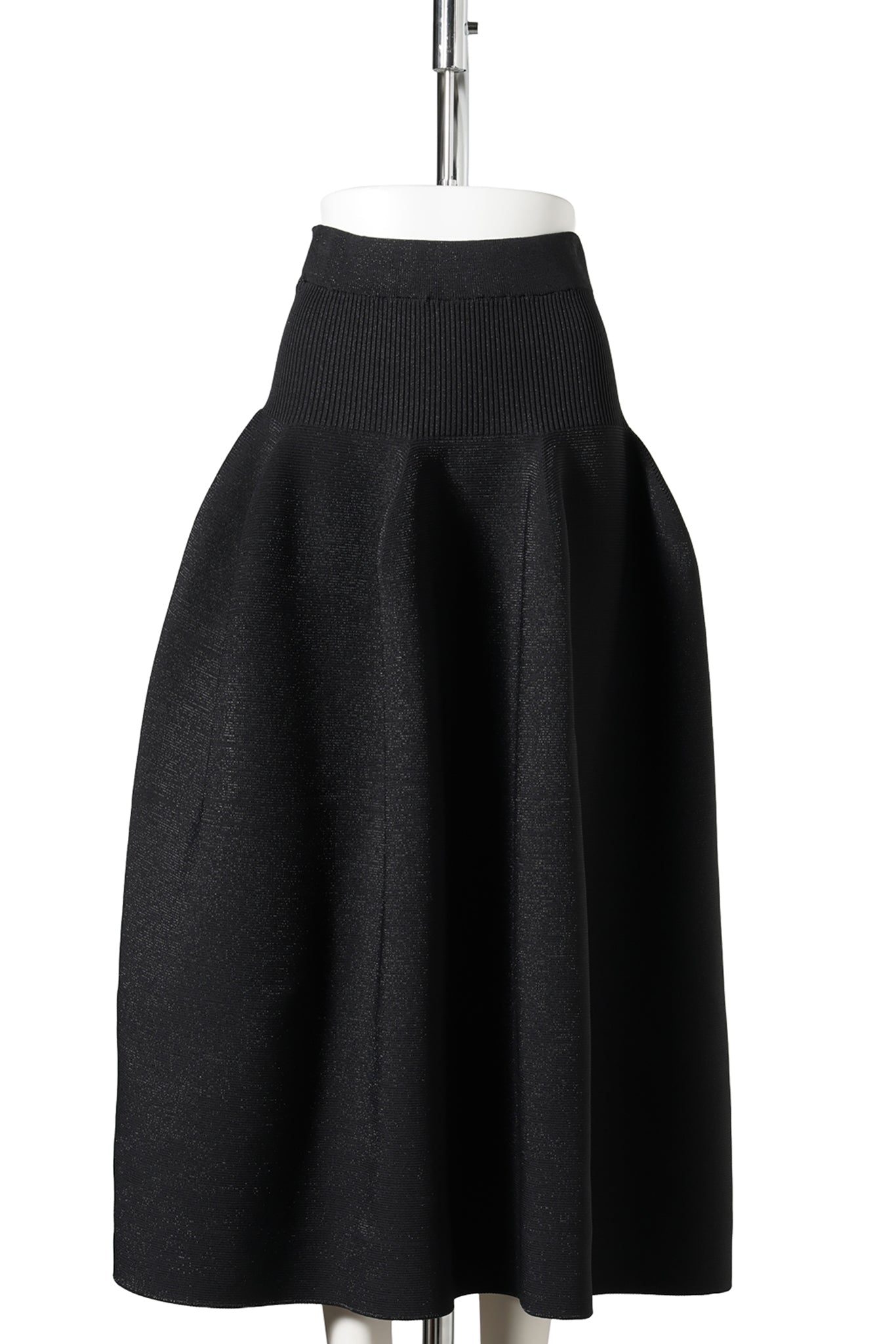 POTTERY GLITTER SKIRT / BLACK-BLACK