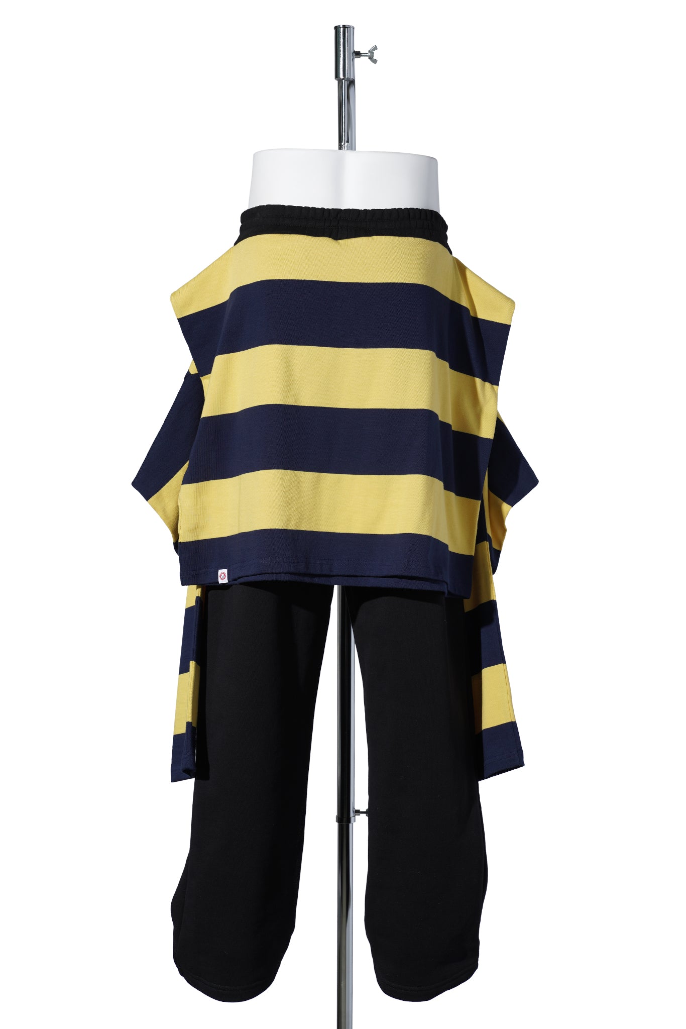 LAZY TEE JOGGING BOTTOMS / BLACK/YELLOW/NAVY