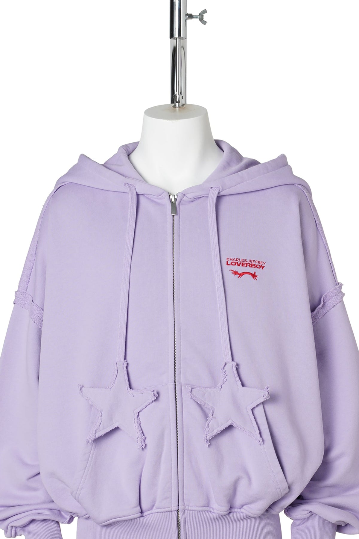 STAR HOODY / KNITTED LILAC