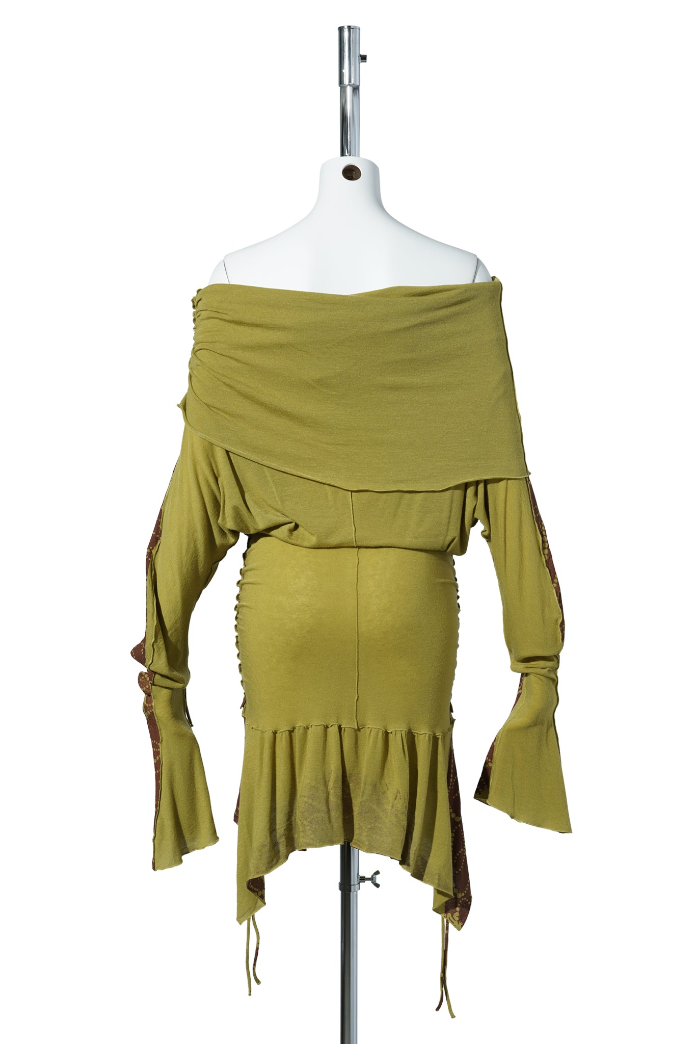MG-PETROL DRESS / RUST CHARTREUSE