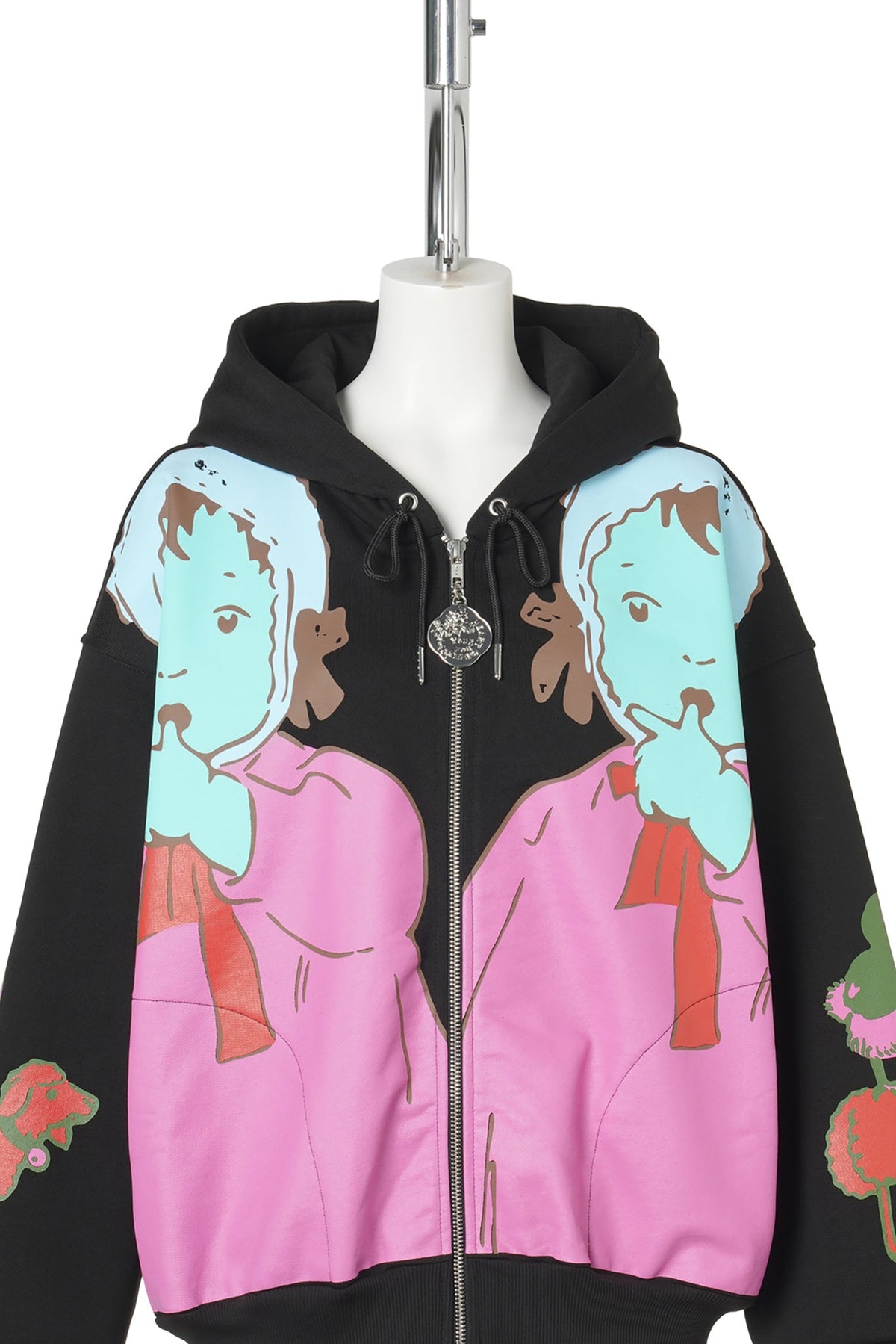 DOUBLE WOODY BABY ZIP HOODIE / MULTI