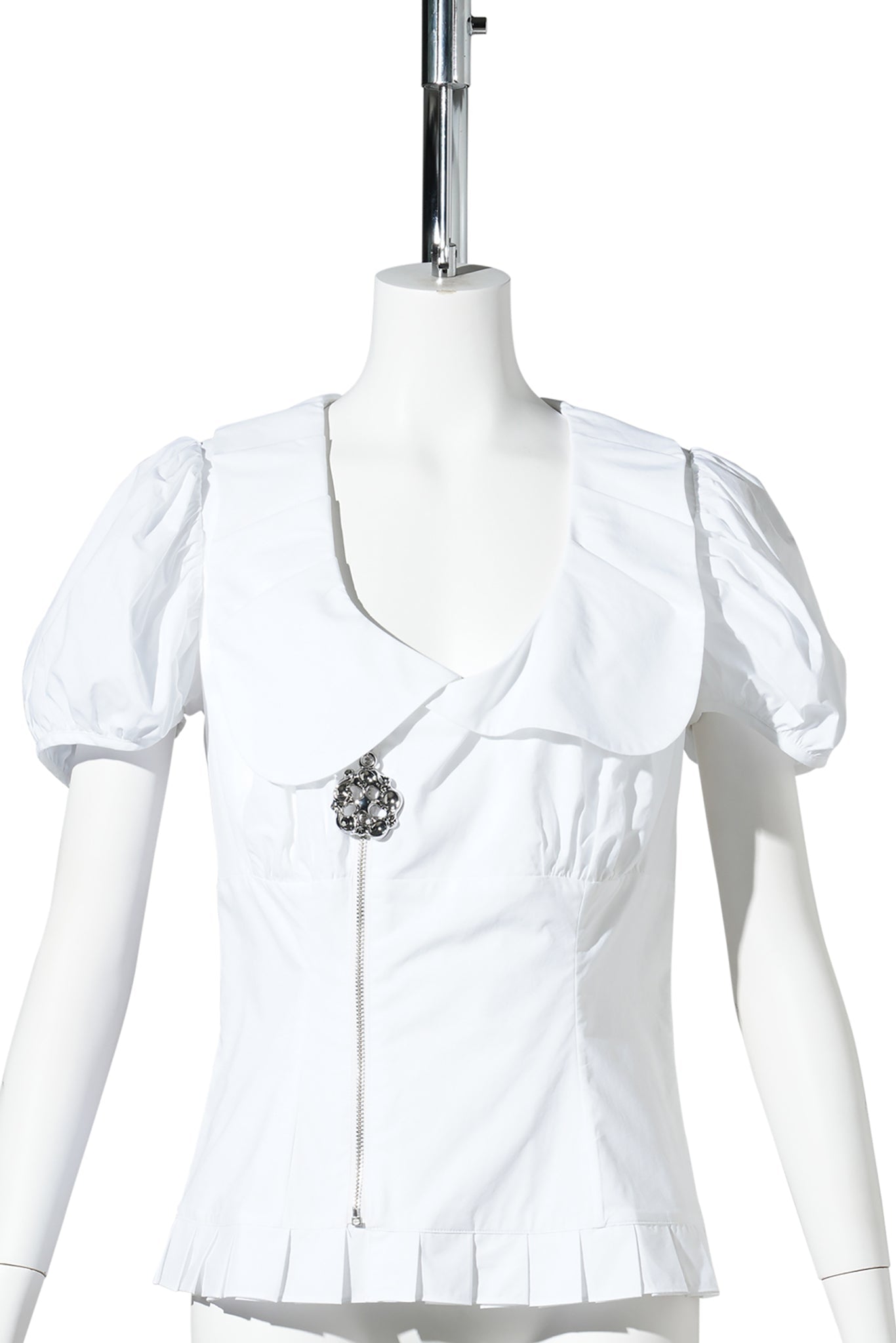 SPIKE WHITE BLOUSE / WHITE