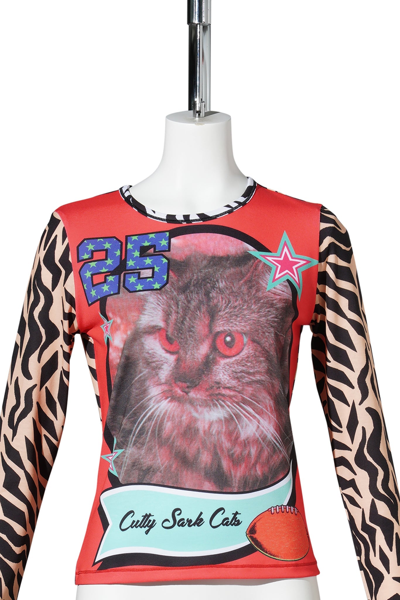 CUTTY SARK CATS FITTED JERSEY TOP / MULTI