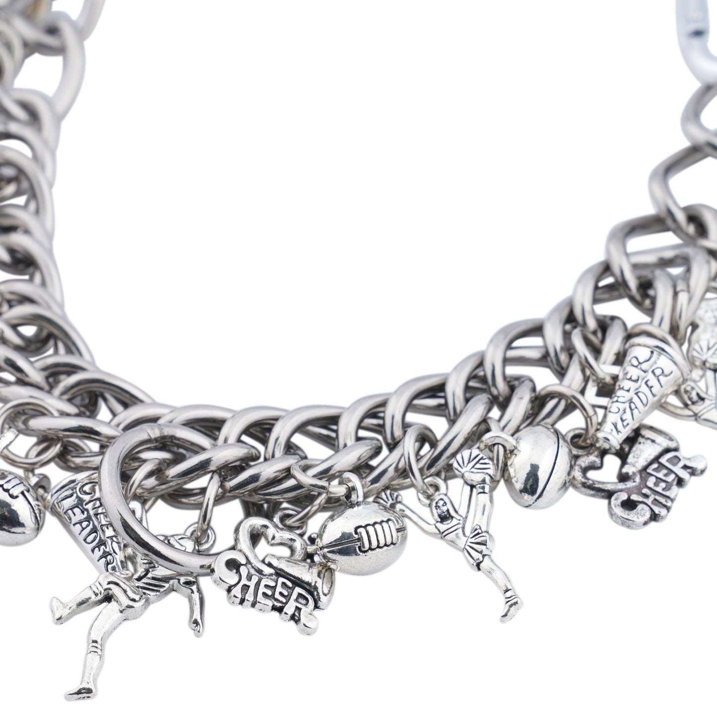 SPORTS FAN CARABINER NECKLACE / SILVER