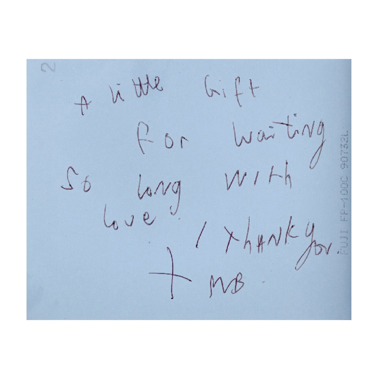 マーク・ボスウィック オリジナルプリント・ポラロイド2枚セット