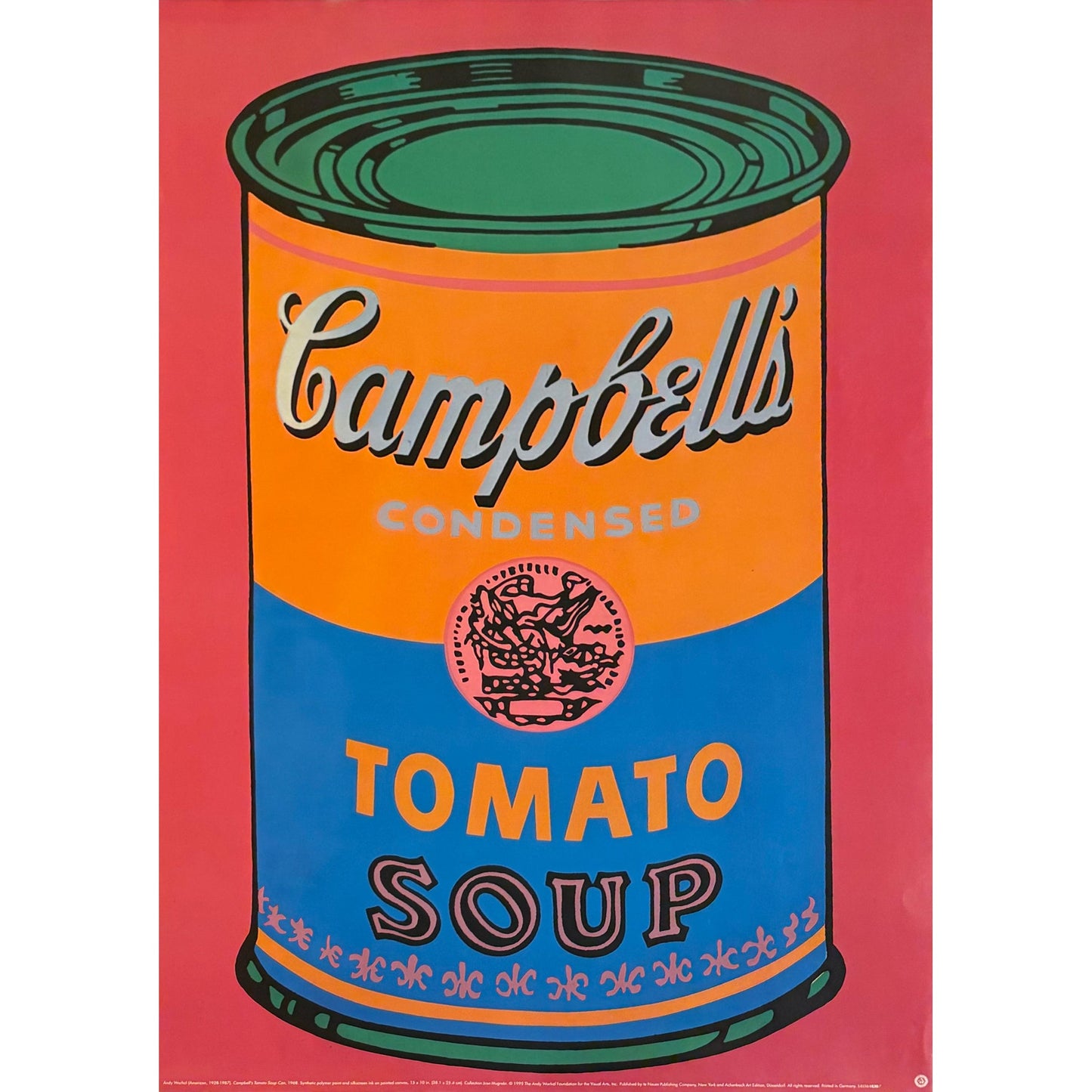 Campbell’s Tomato Soup Can (Blue & Orange)