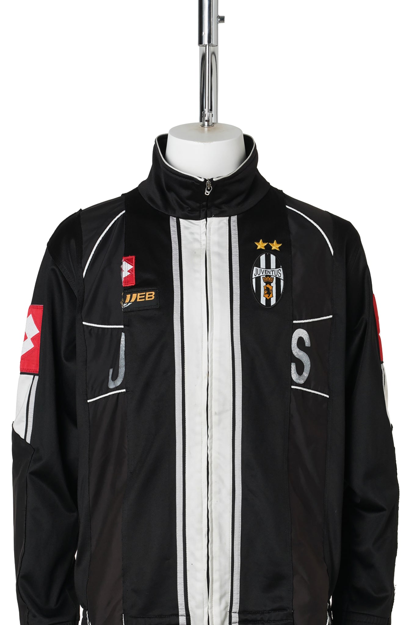 RECONSTRUCTED HYBRID VINTAGE TRACK JACKET(JUVENTUS) / MULTI COLOUR