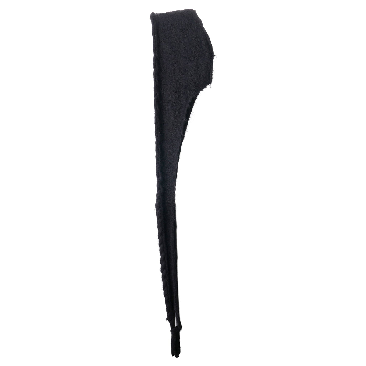 BRAIDS MUFFLER MOHAIR / BLACK