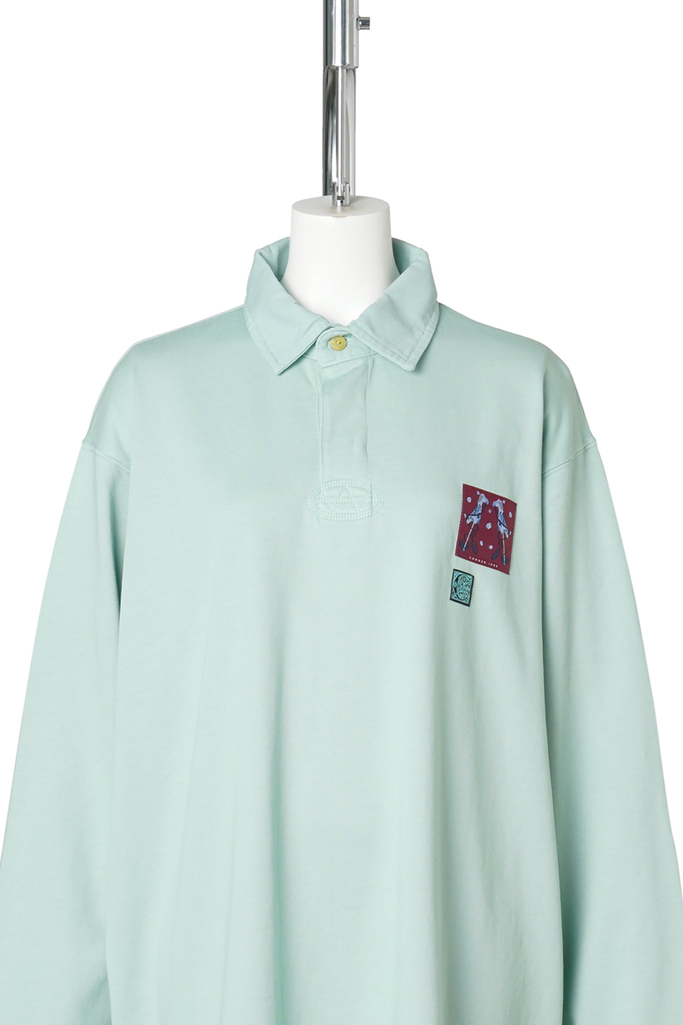 RUGBY TOP / SEAFOAM