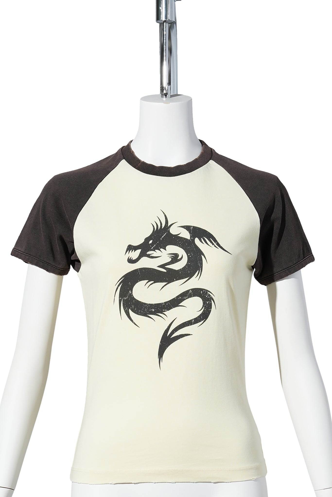 DRAGON BABY TEE / YELLOW/BLACK