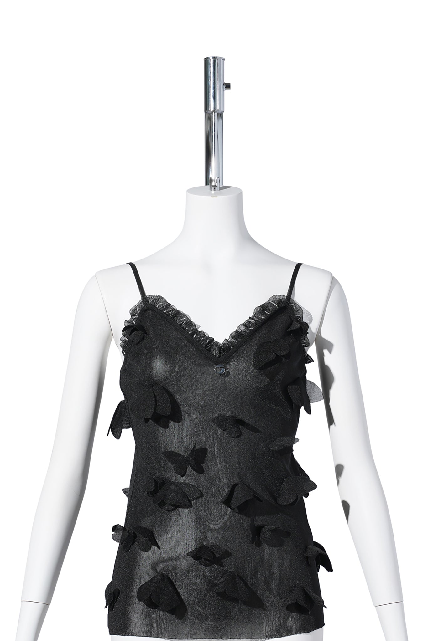 BUTTERFLIES TECHNO TOP / BLACK