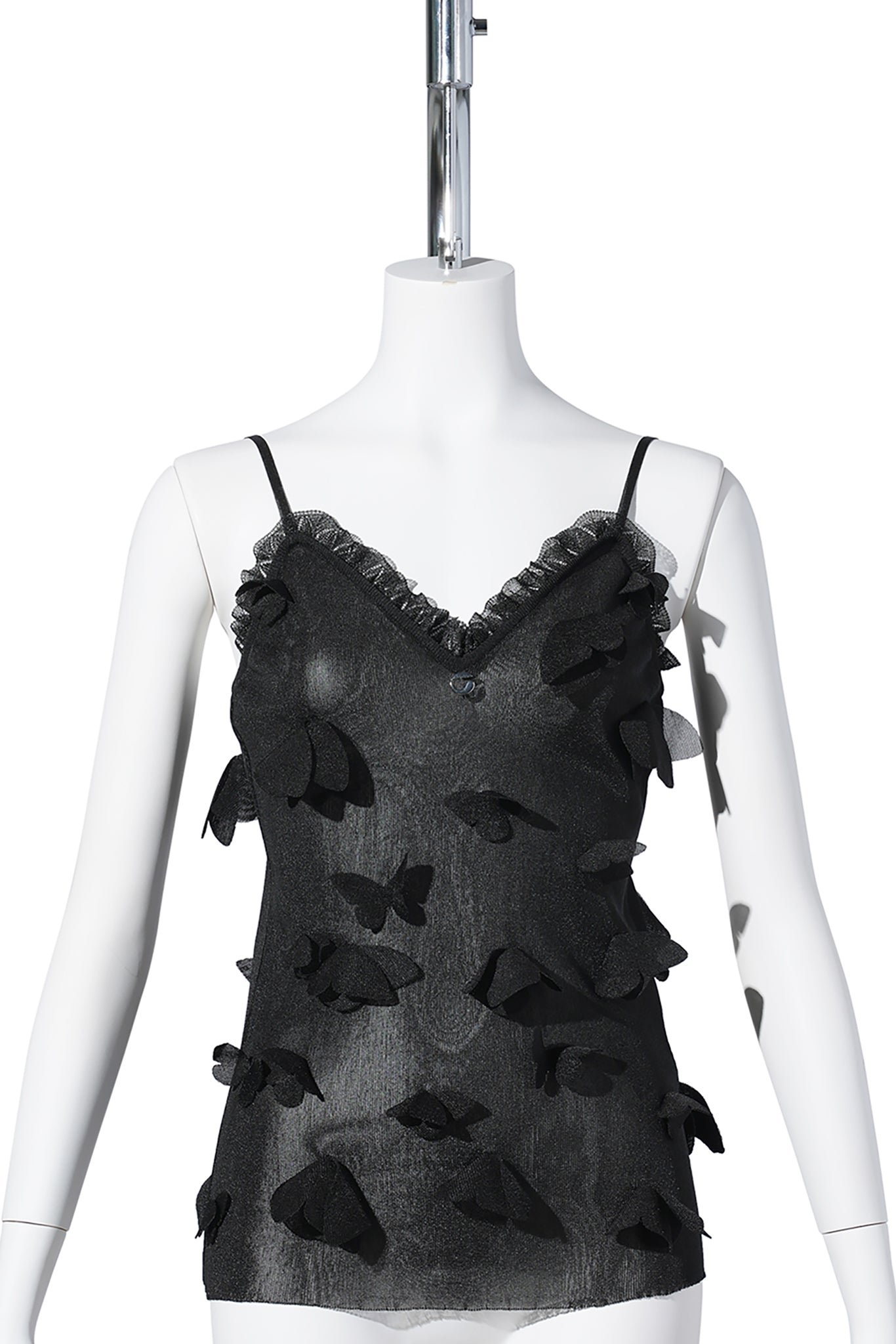 BUTTERFLIES TECHNO TOP / BLACK