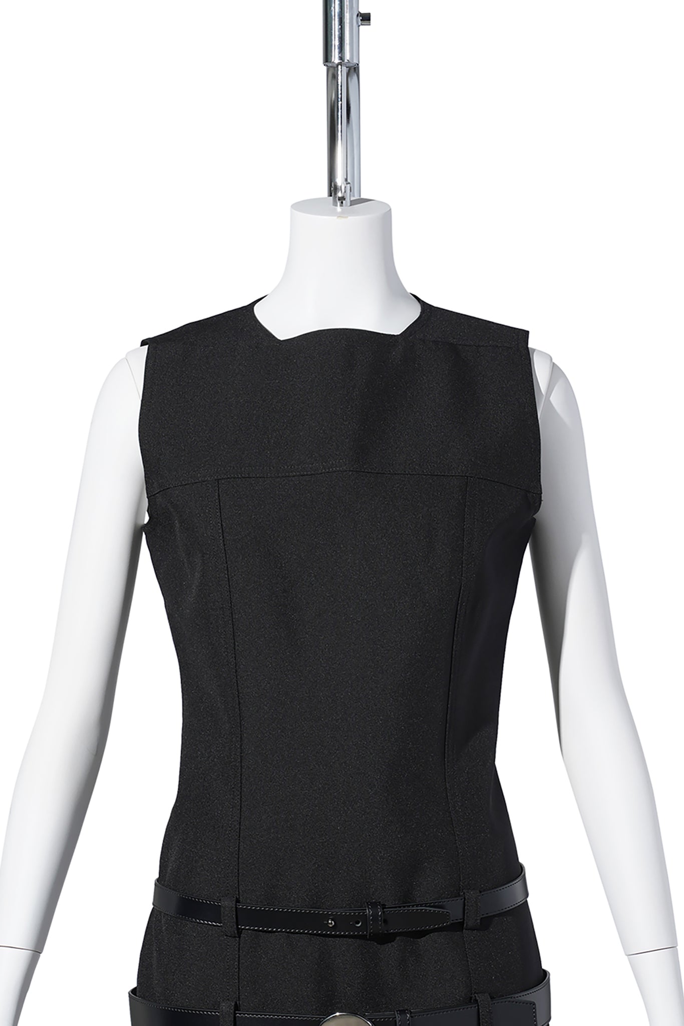 MULTI BELT DRESS / BLACK