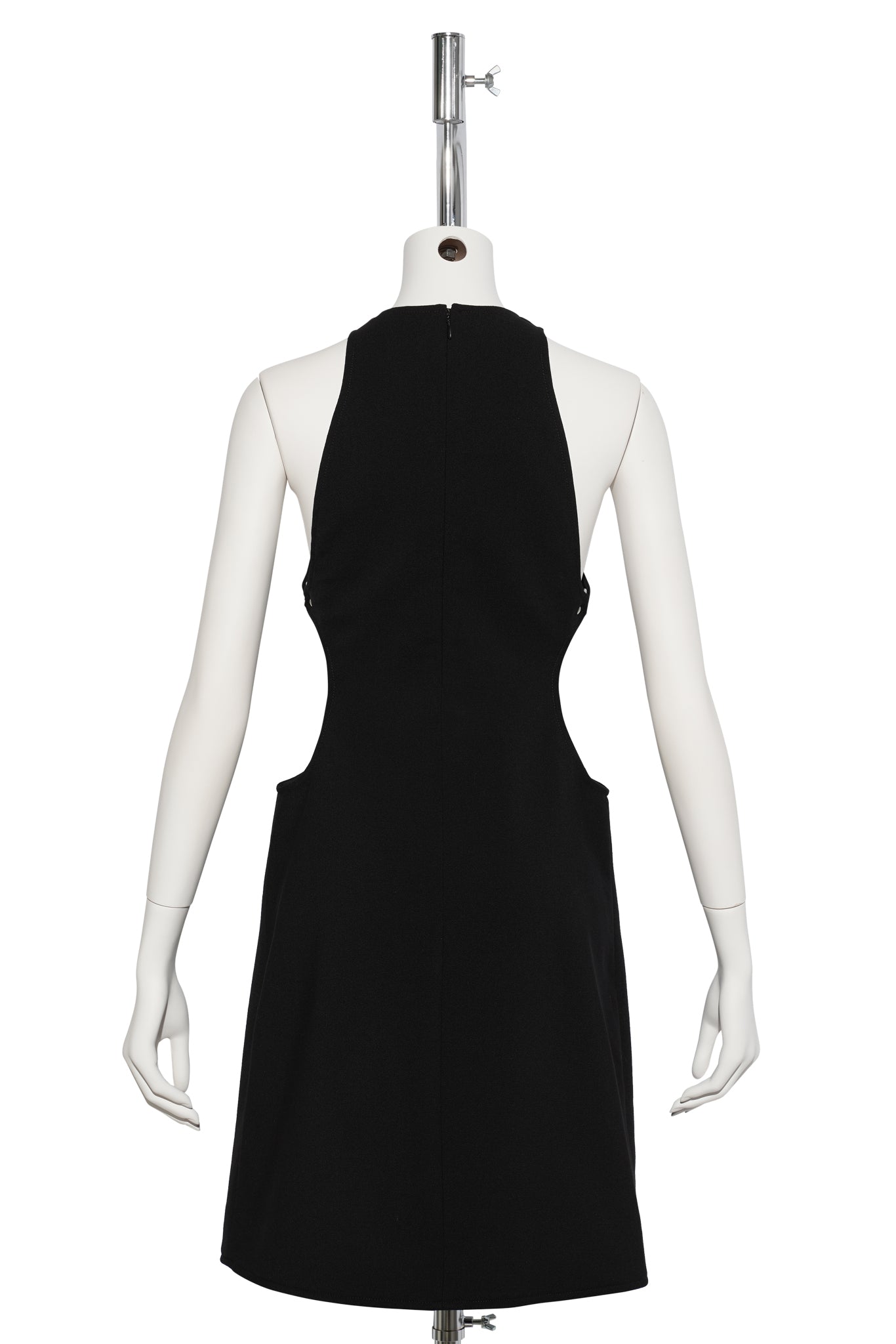 A-LINE DRESS CUT-OUT TAILORED / 9999:BLACK