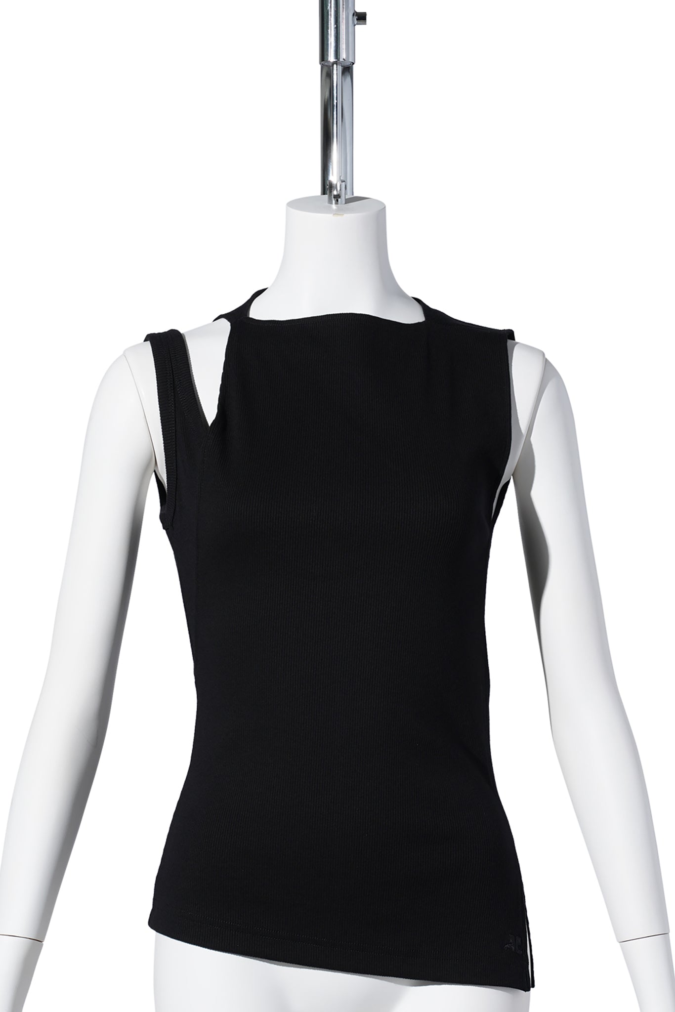 TOP TRANSVERSE 90'S RIB / 9999:BLACK