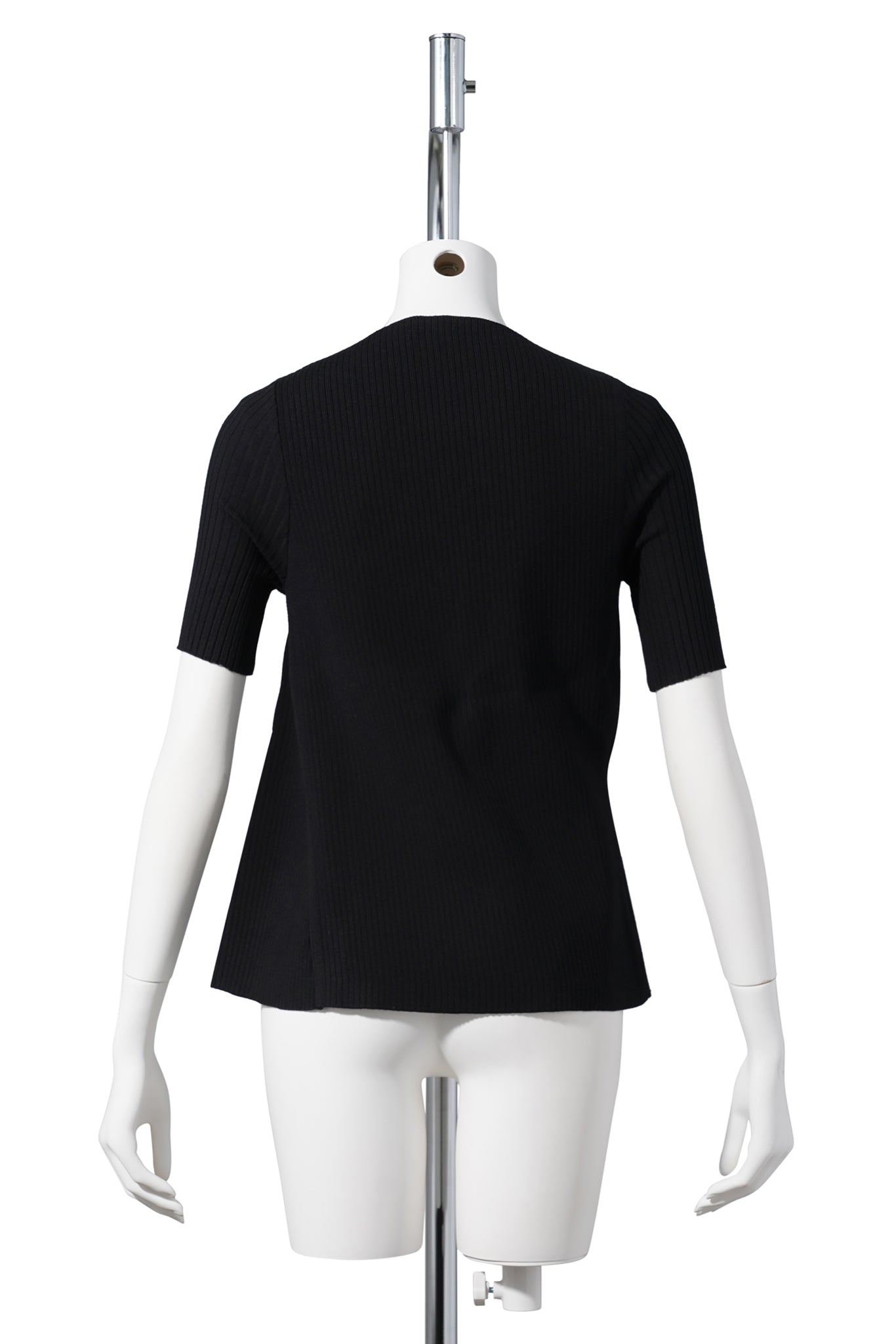 TOP OBLIQUE BUTONNED / BLACK