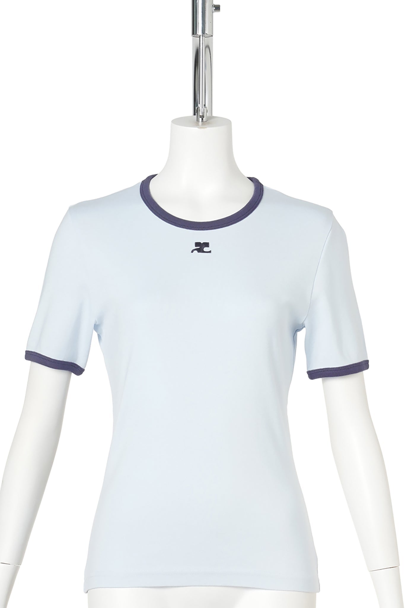 T-SHIRT SIGNATURE CONTRAST / B266:SOFT BLUE/WORK BLUE