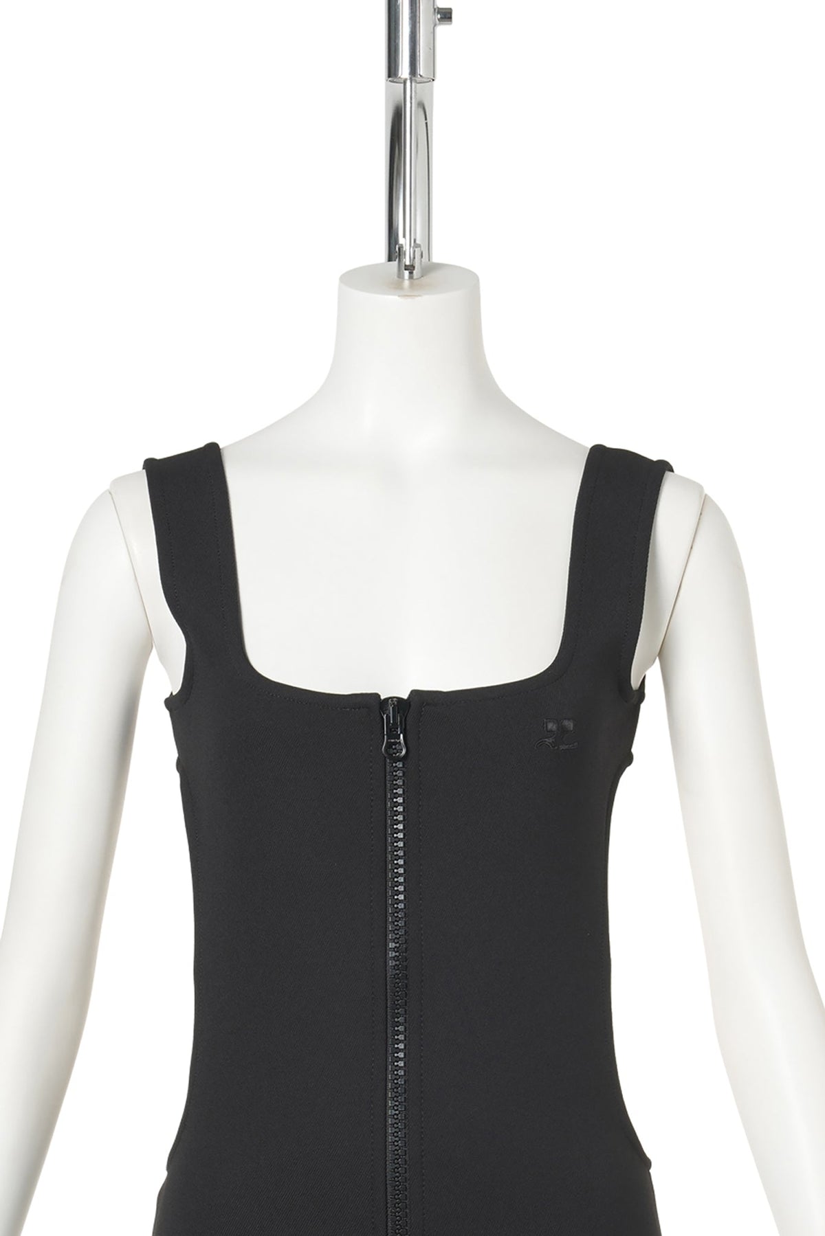 BODY CUT-OUT STRETCH TECHNO / 9999:BLACK