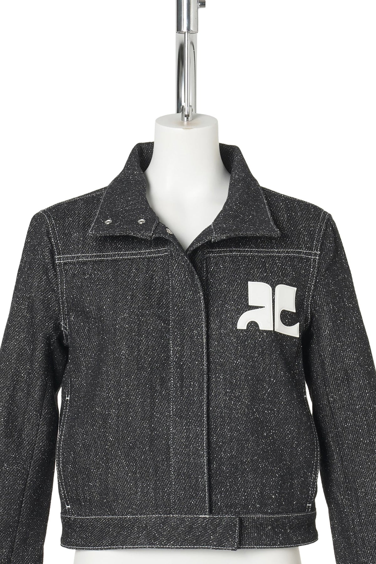JACKET DENIM TWEED / 9901:BLACK / HERITAGE WHITE