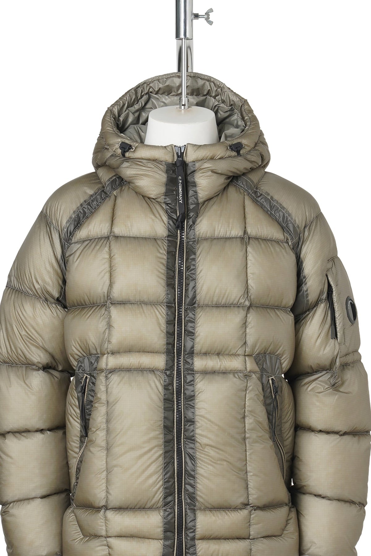 D.D. SHELL HOODED DOWN JACKET / 356:FALLEN ROCK