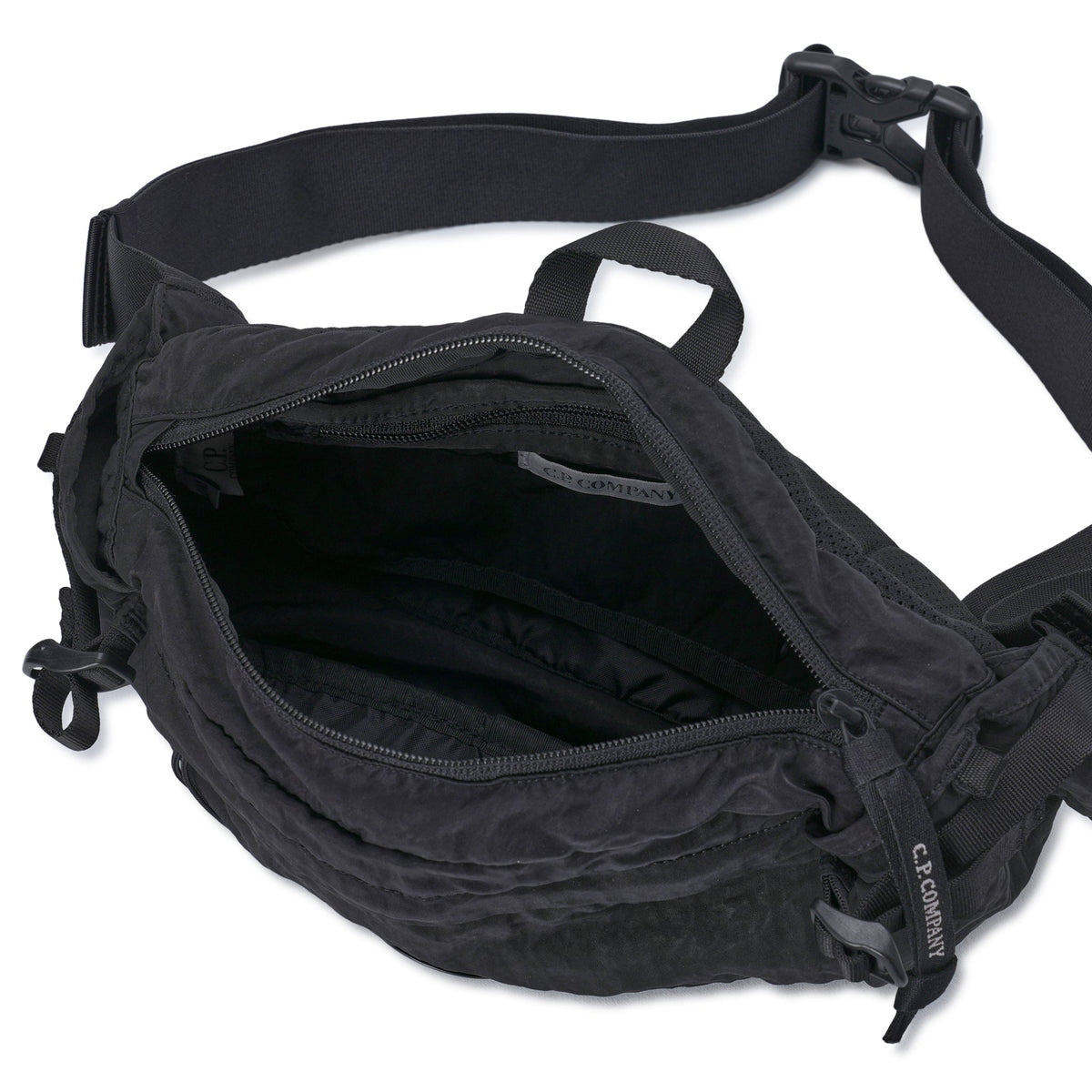 NYLON B WAISTBAG / 999:BLACK