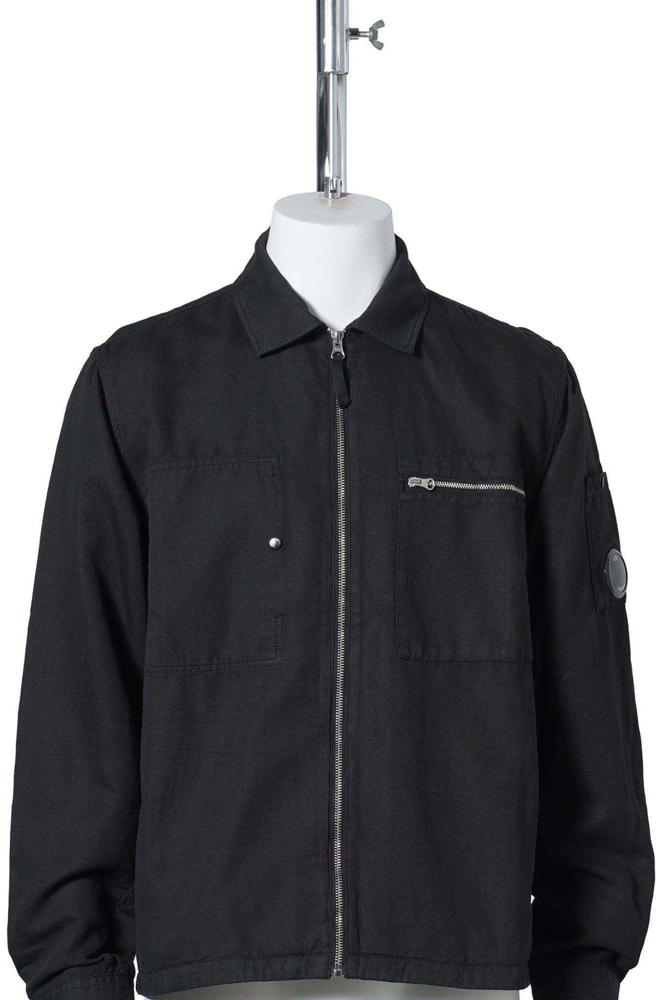 OVERSHIRT-OVERSHIRT COTTON/LINEN / 999:BLACK