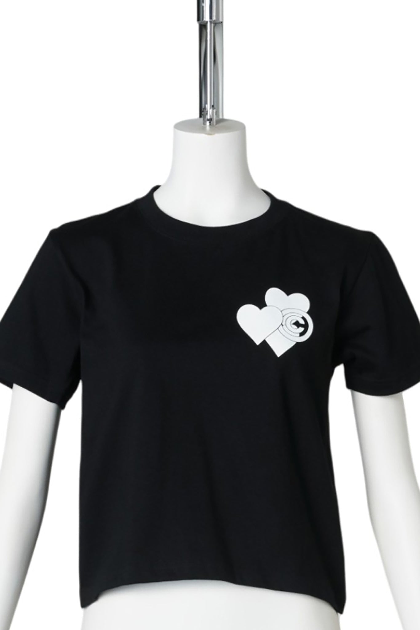 WOMEN'S SHIRT HEART / BLACK