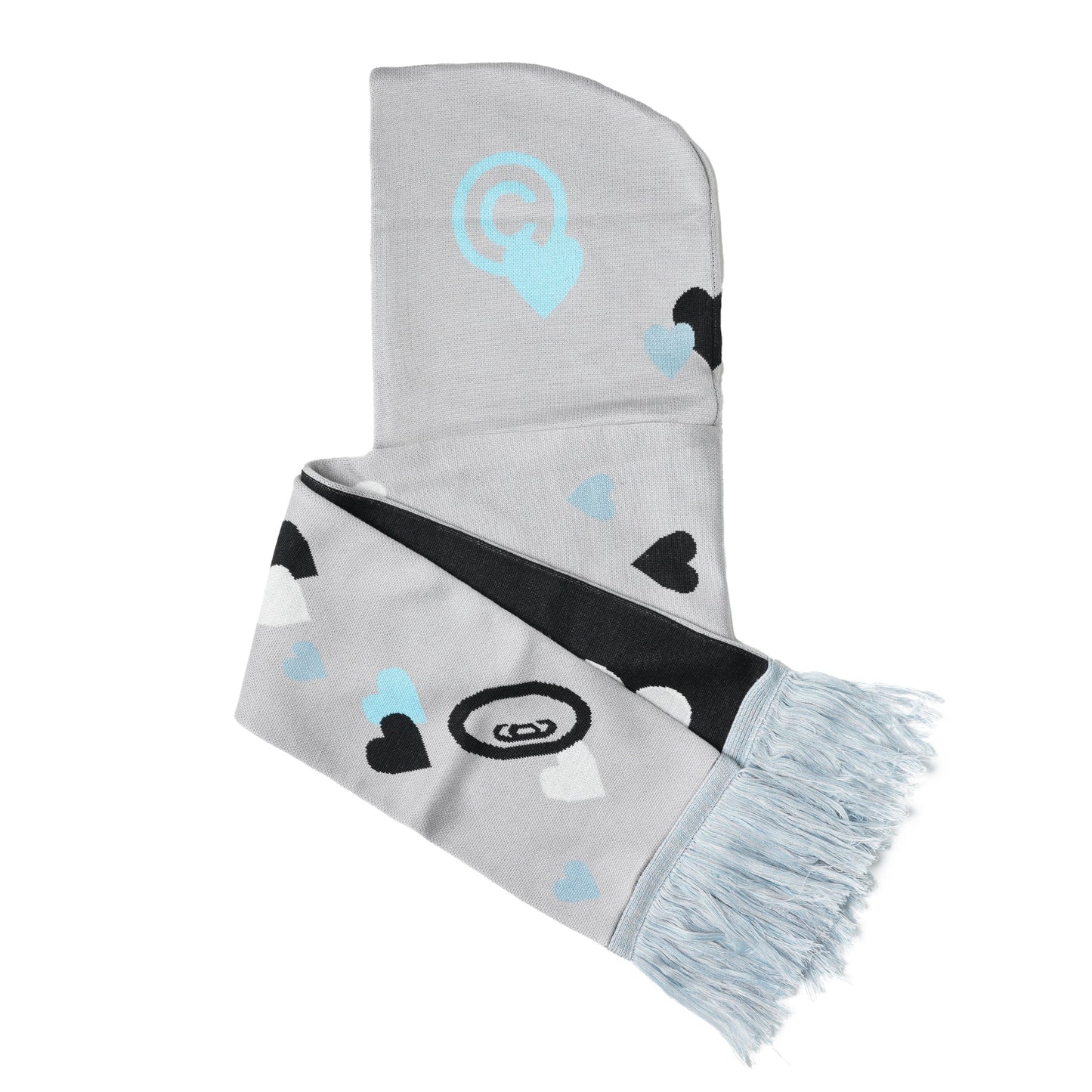 REVERSIBLE HOOD MUFFLER / BLACK