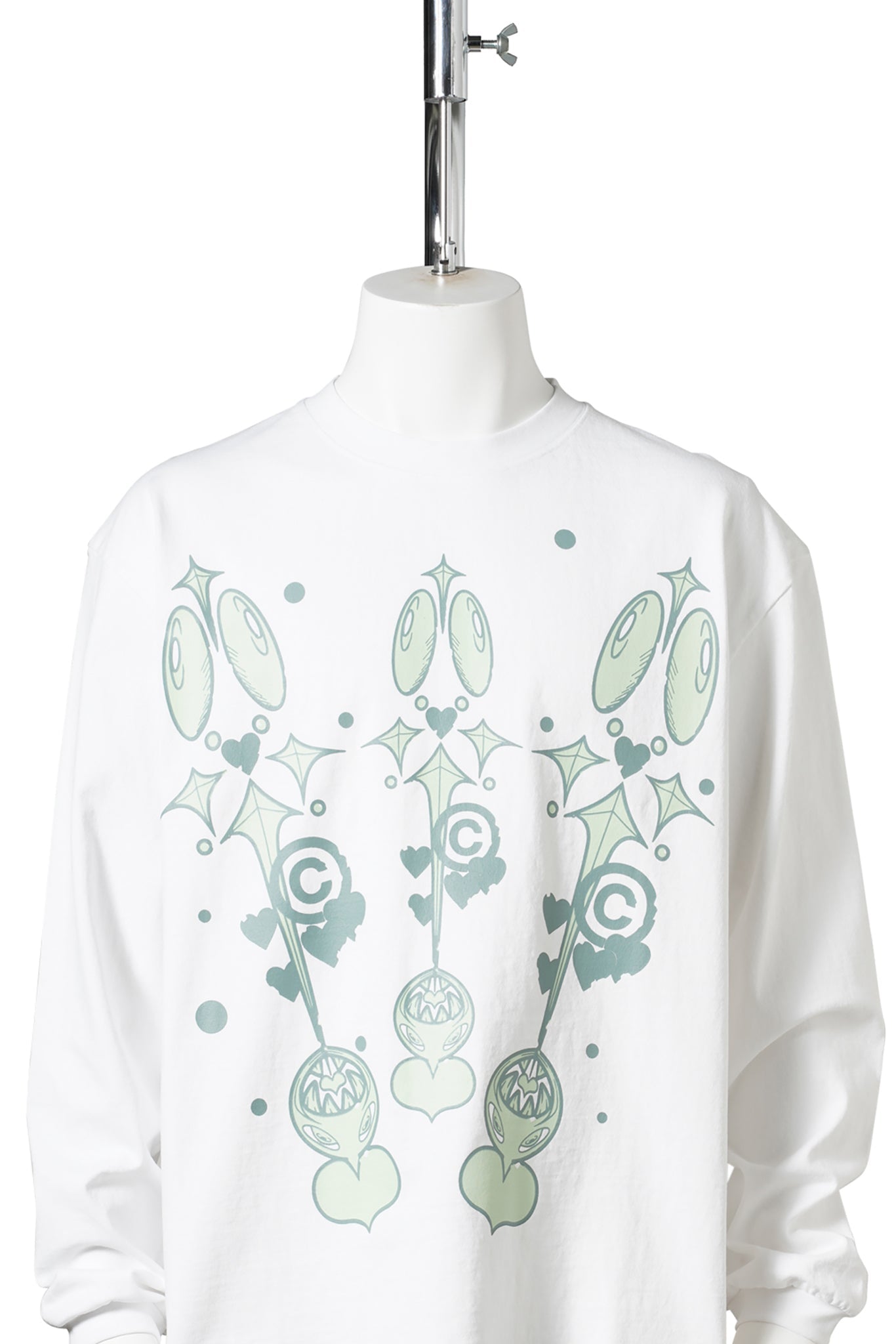 GILAGILA LONG SLEEVE TEE / WHITE