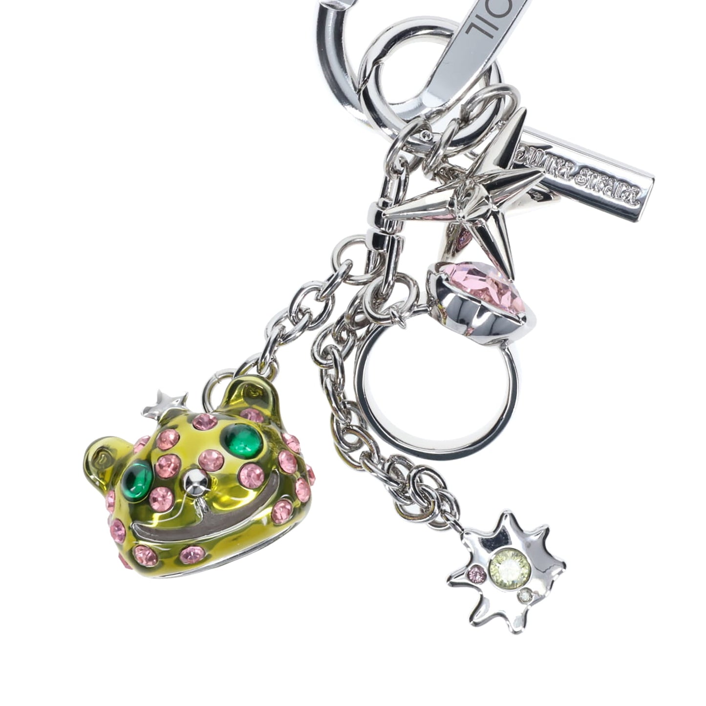 PRINCESS BEAR KEYRING / SILVER